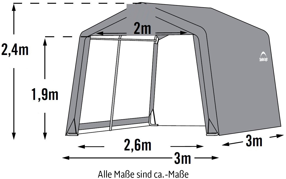 ShelterLogic Foliengerätehaus