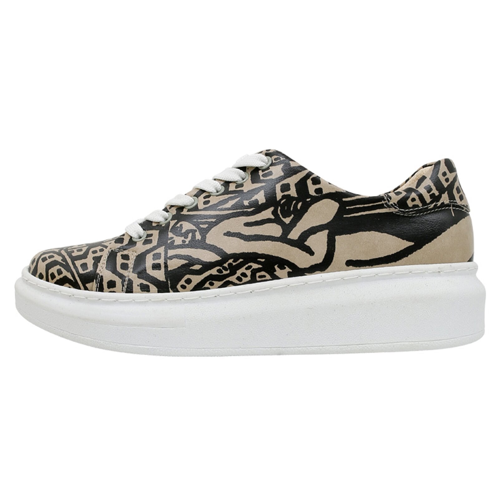 DOGO "Myra Low-Top Sneaker Smell The Flowers Damen Sneaker, Myra" Handgefertigt
