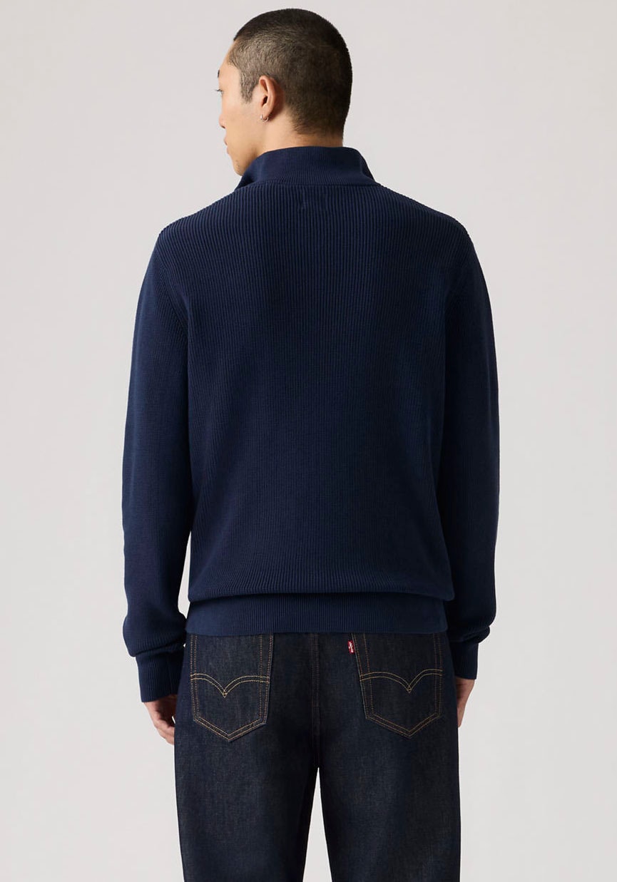 Thumbnail - Levis Strickpullover "HM QUARTER ZIP SWEATER" mit Zipper und Struktur