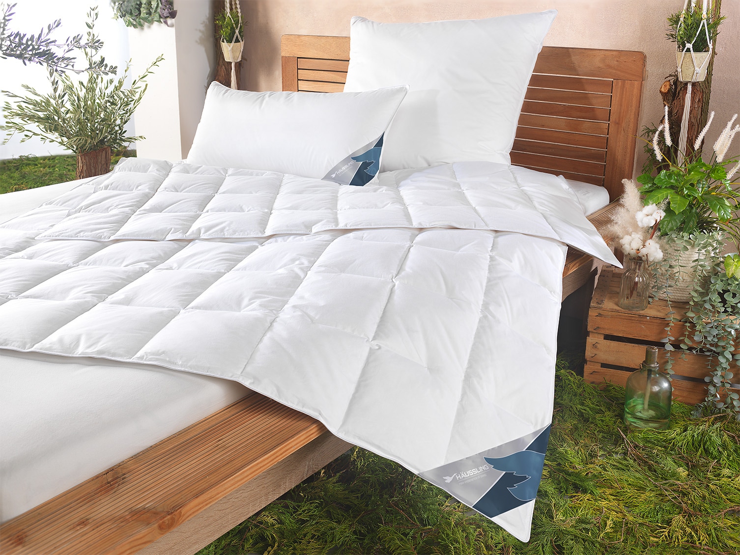 Haeussling Daunenbettdecke "GRÖNLAND Made in Green" leicht Füllung neueweis günstig online kaufen