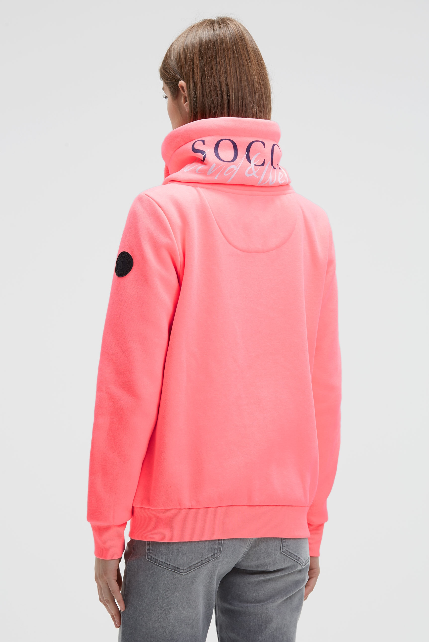 SOCCX Sweatjacke mit weicher Innenseite