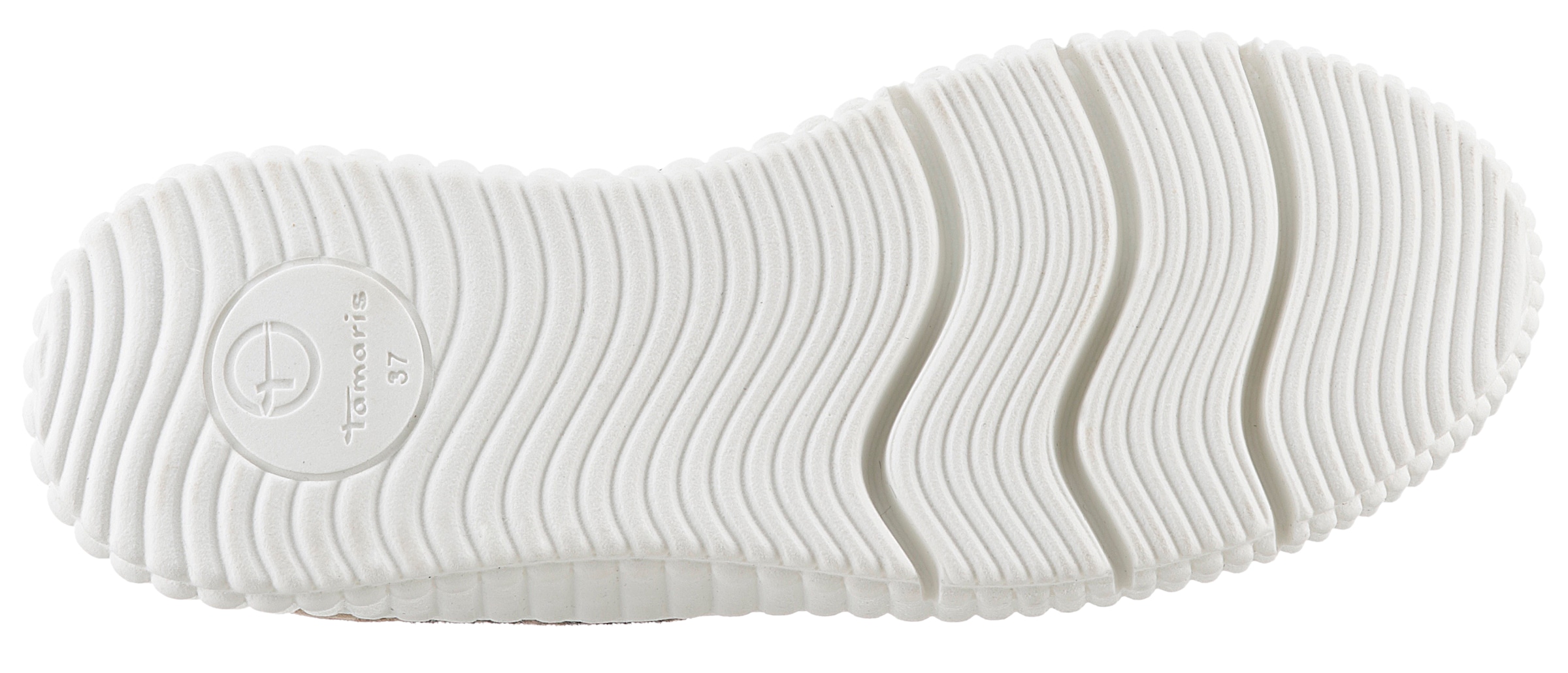 Tamaris Plateausneaker, im Material-Mix, Freizeitschuh, Halbschuh, Schnürschuh
