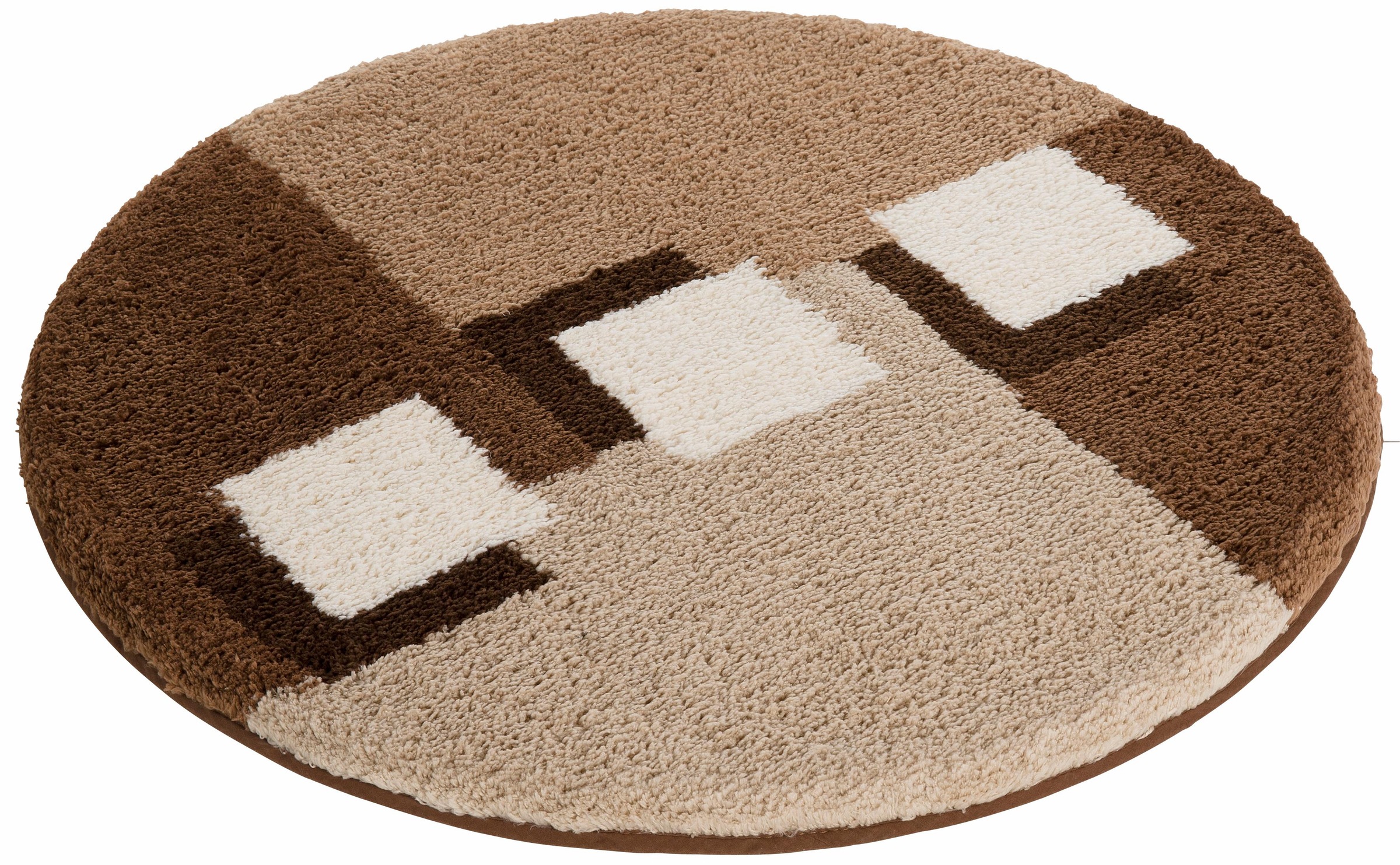 my home Badematte »Ada, Badvorleger, Badezimmer Teppich«, rutschhemmend beschichtet, schnell trocknend-strapazierfähig-fußbodenheizungsgeeignet, Badteppich, Badematten auch als 3 teiliges Set erhältlich