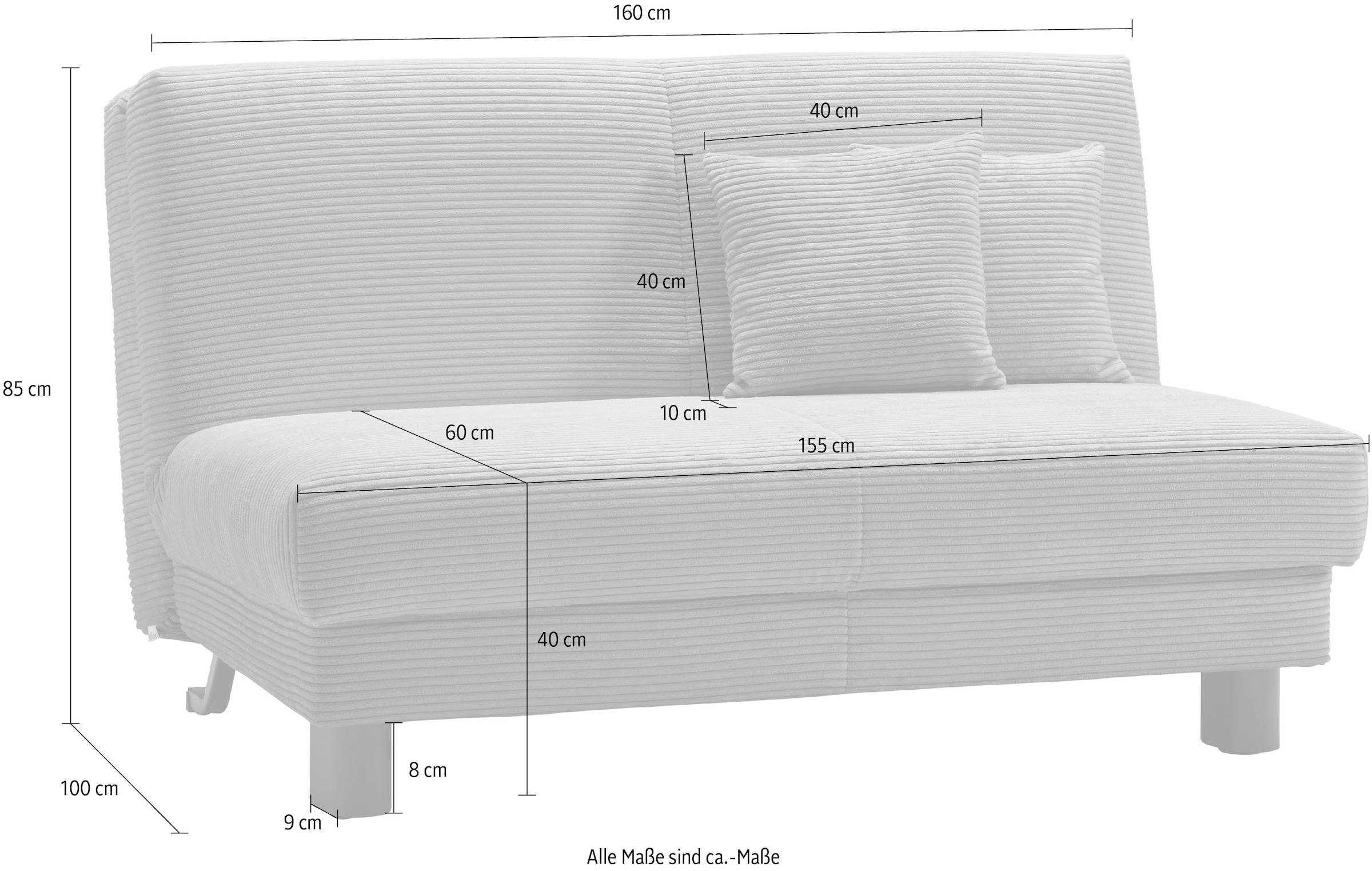 ell + ell Schlafsofa »Enny«