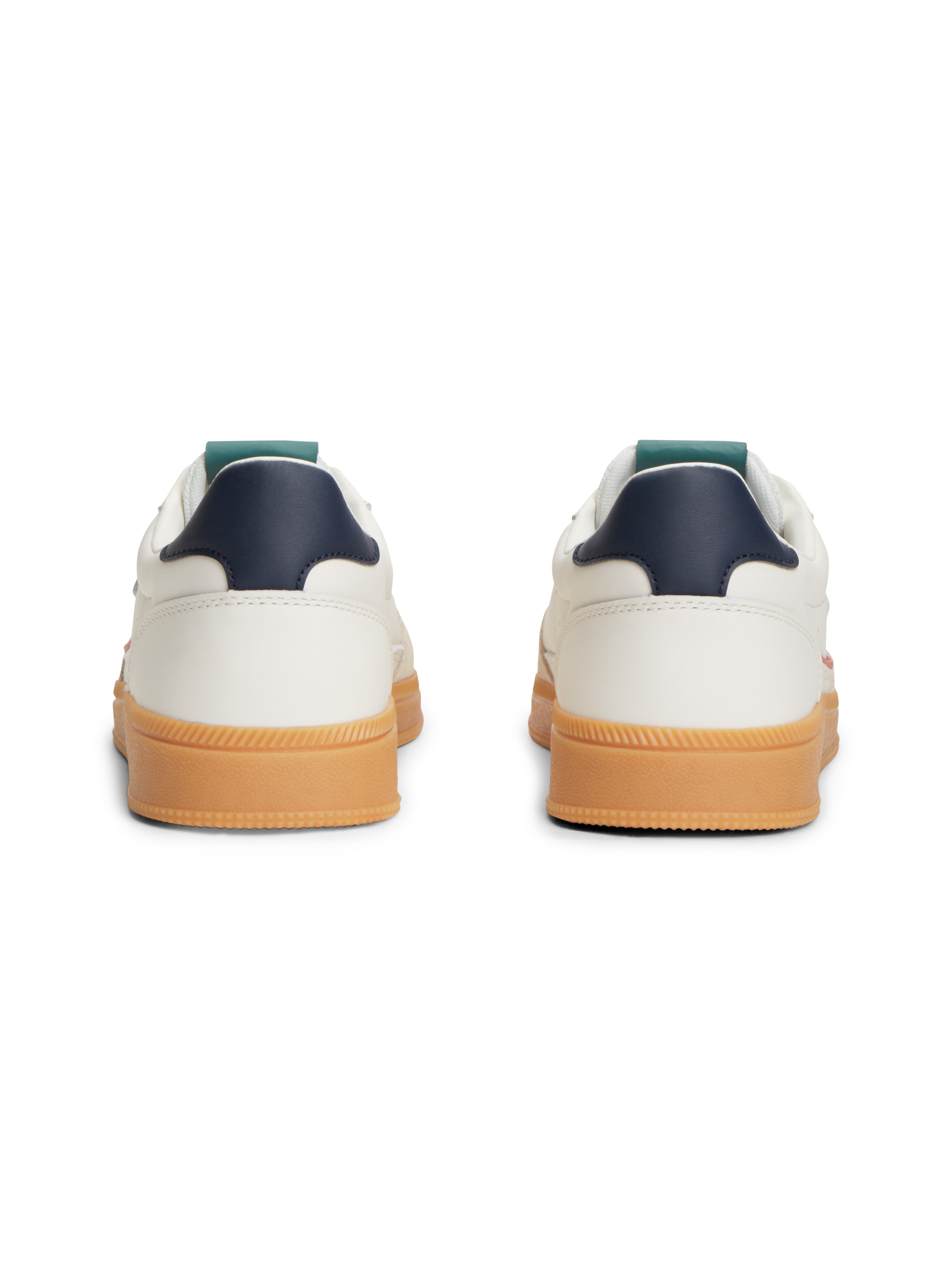 Tommy Jeans Sneaker »THE GREENWICH EDGE LEATHER«  Freizeitschuh, Halbschuh, Schnürschuh mit vielen farbigen Details