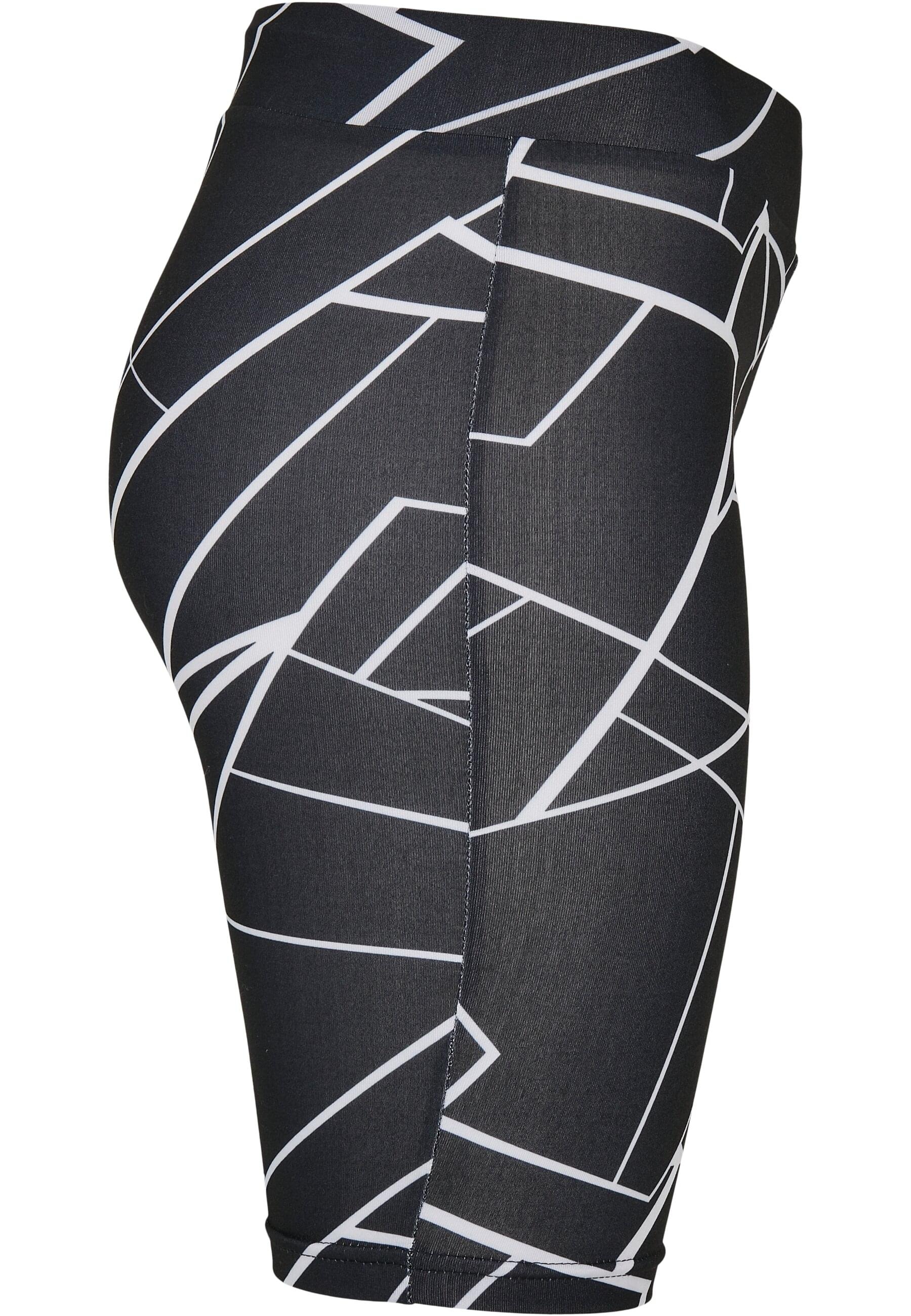 URBAN CLASSICS Stoffhose »Urban Classics Damen Ladies AOP Cycle Shorts«, (1 tlg.)