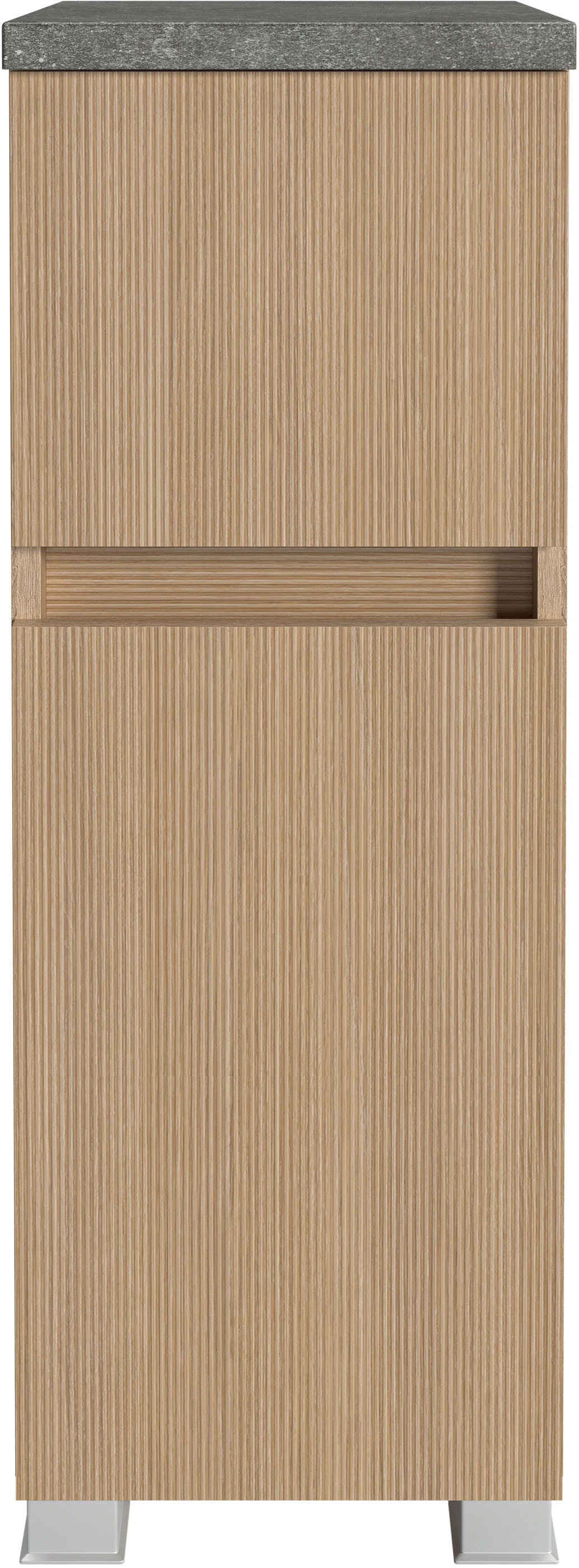 welltime Badmöbel-Set »Eixo«, Set 140 cm breit, Badmöbel mit LED-Beleuchtung