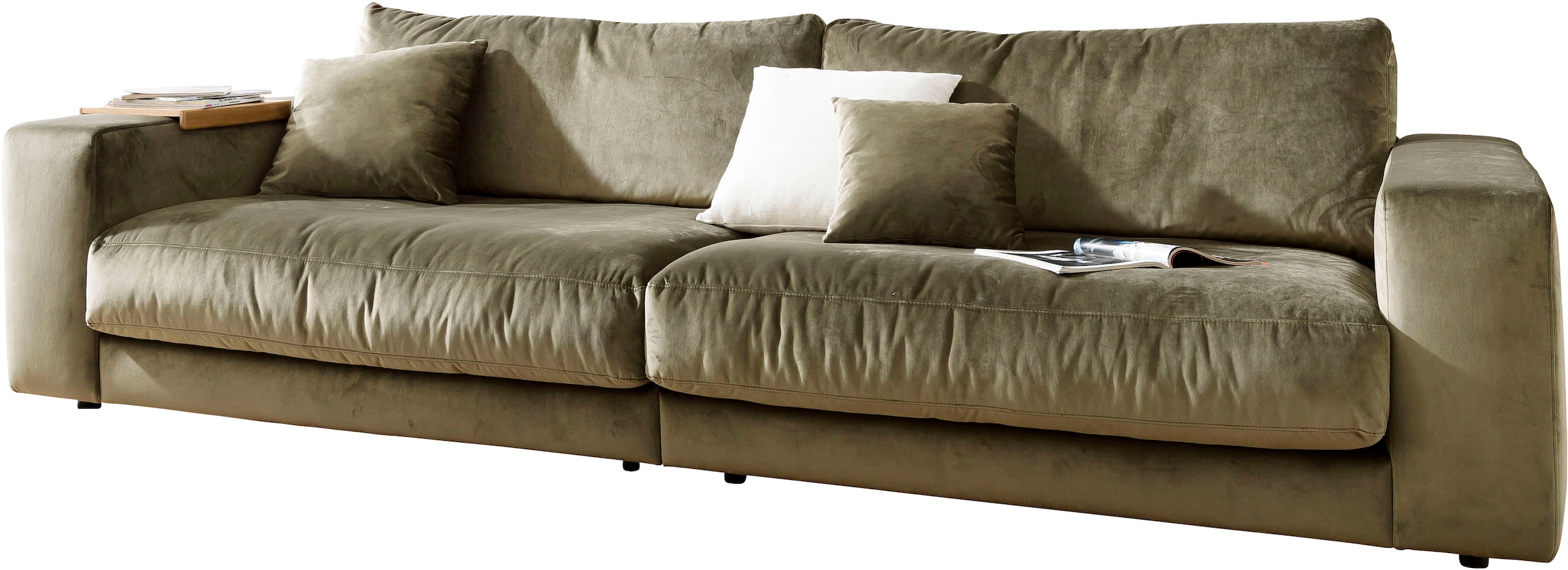 Big-Sofa »Enisa II«, incl. 1 Flatterkissen, Wahlweise mit Flecken-Schutz-Bezug Easy care