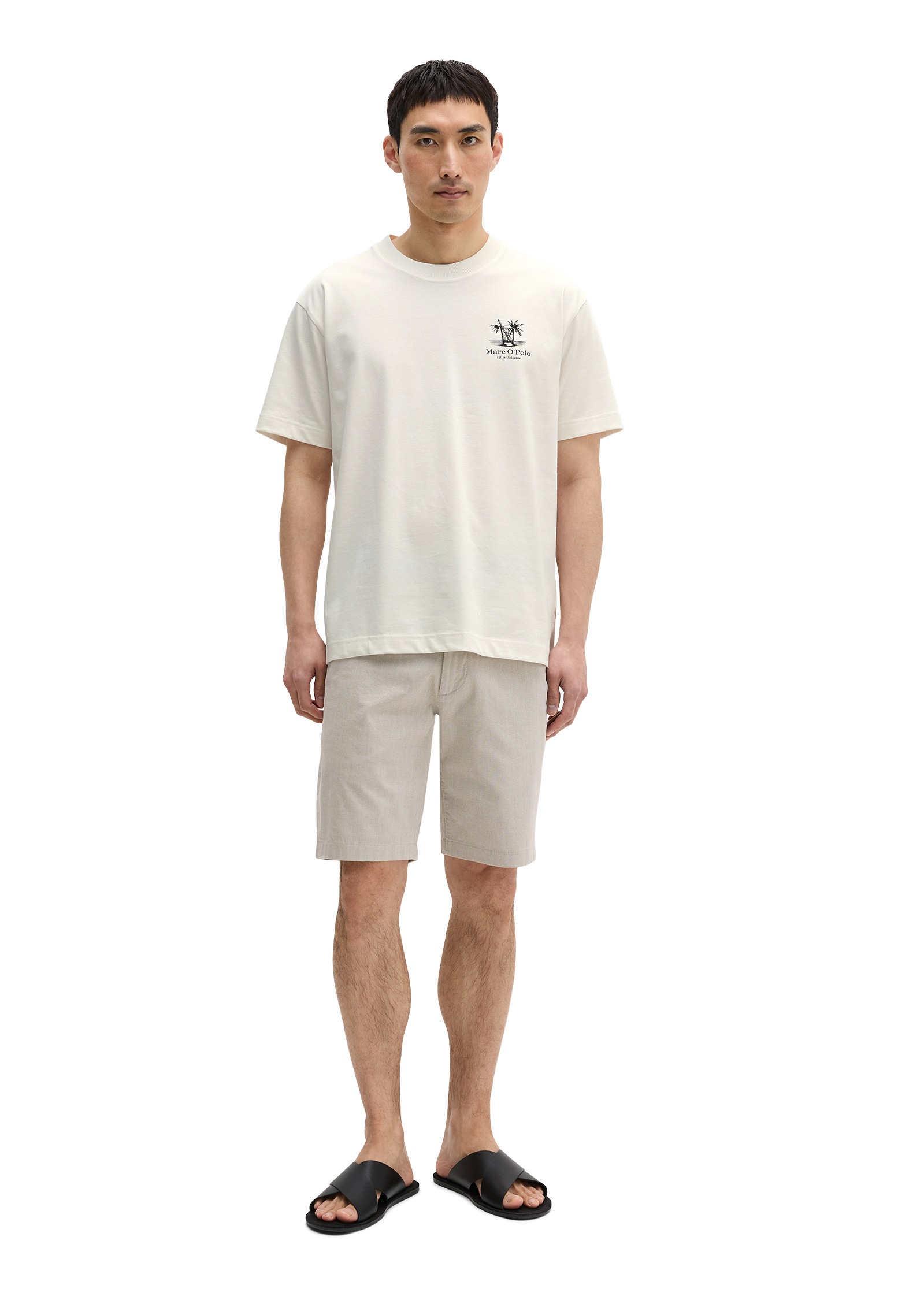 Marc O'Polo T-Shirt »mit sommerlichem Rückenprint«