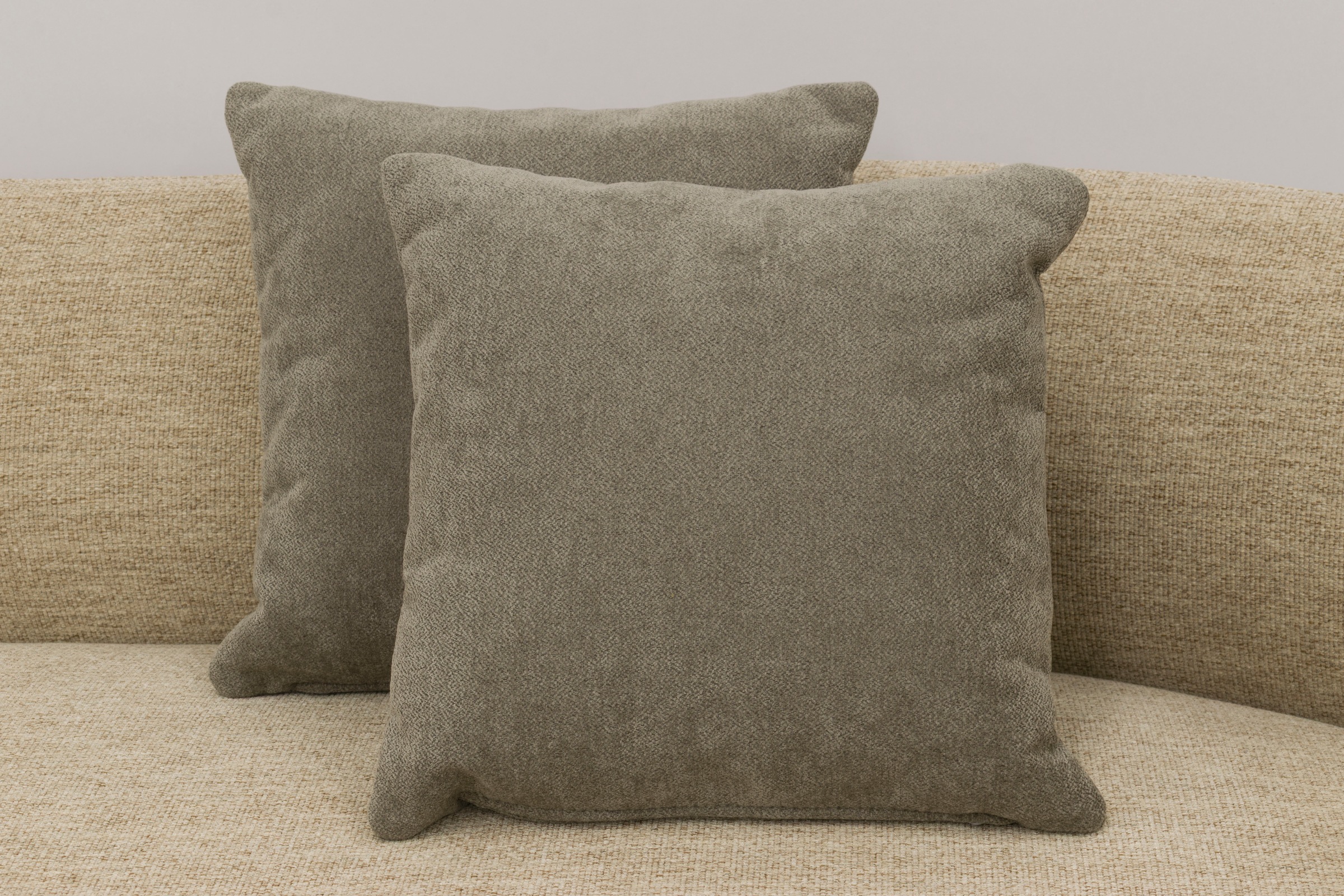 OTTO home Dekokissen "Langelland" Dekokissen mit Füllung, Sofakissen 2er Set 40x40cm