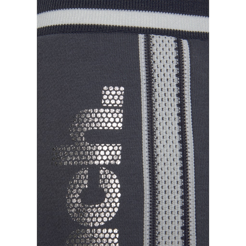 Bench. Sweatshorts, mit Logodruck in Metalloptik