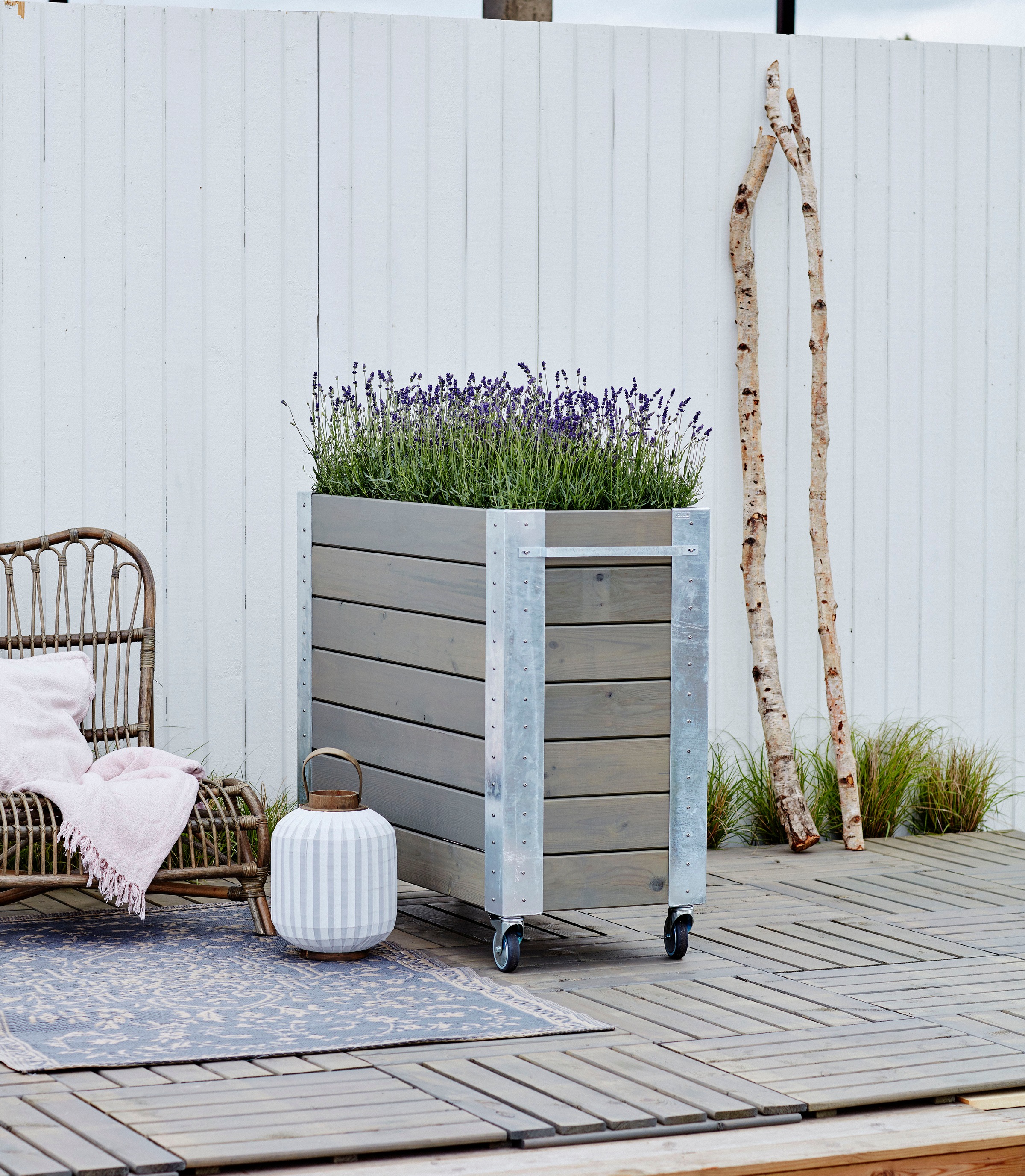 PLUS Blumenkasten »Cubic«, BxTxH: 50x120x95 cm