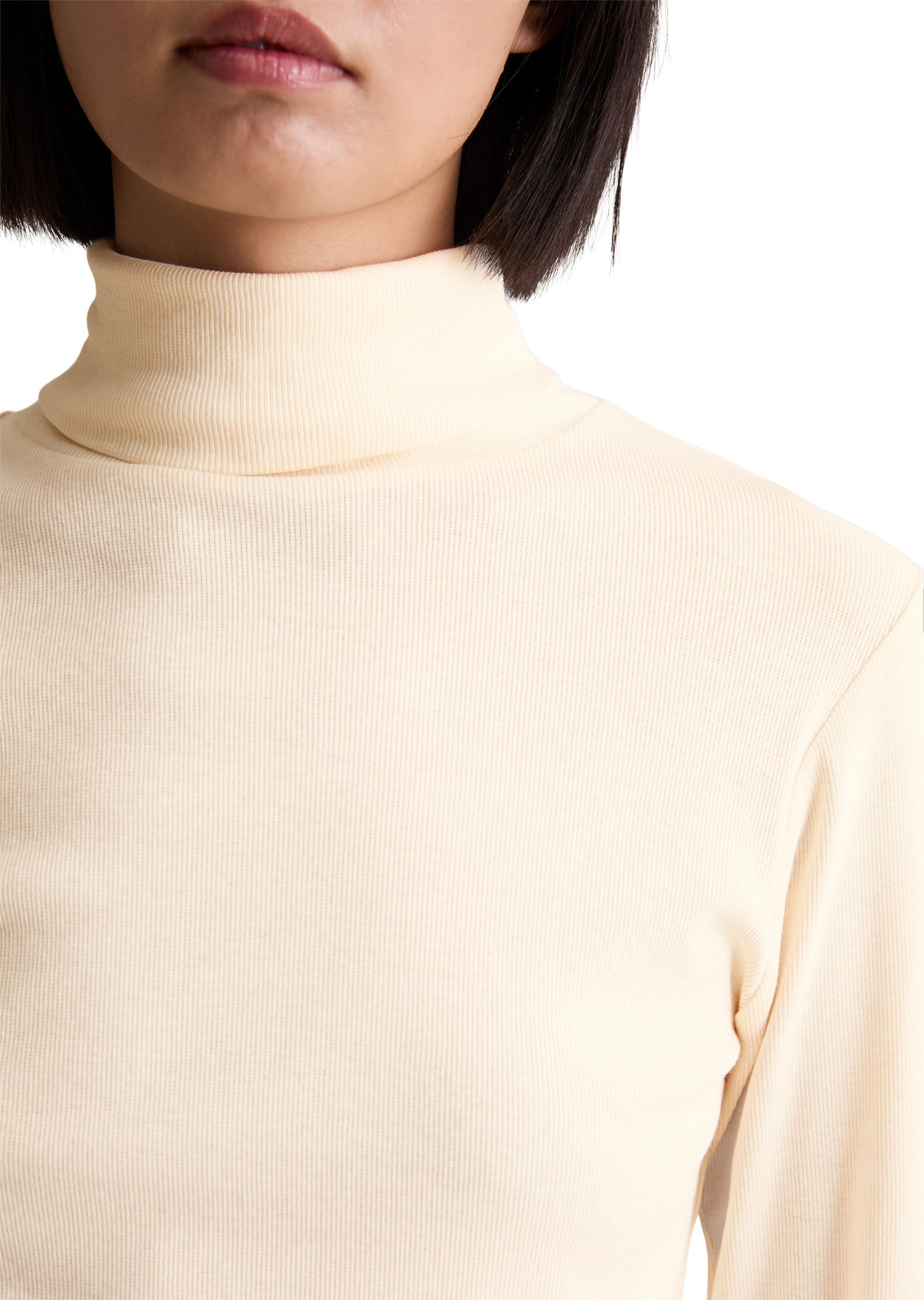 Thumbnail - Marc OPolo DENIM Rollkragenshirt slim fit, aus softem Ripp-Jersey