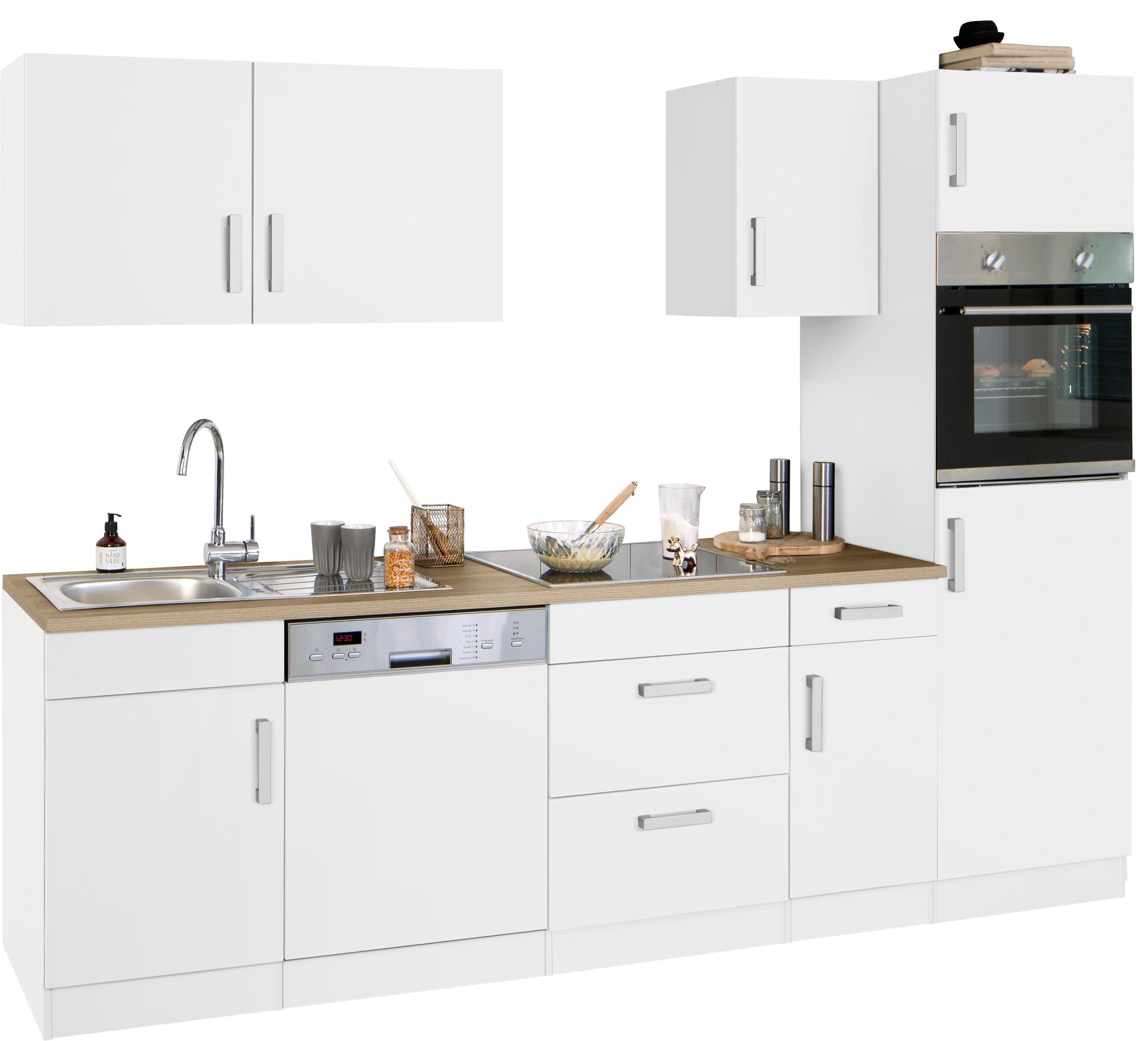 Thumbnail - KOCHSTATION Küchenzeile "KS-Gera" Breite 270 cm, wahlweise mit E-Geräten, mit Arbeitsplatte