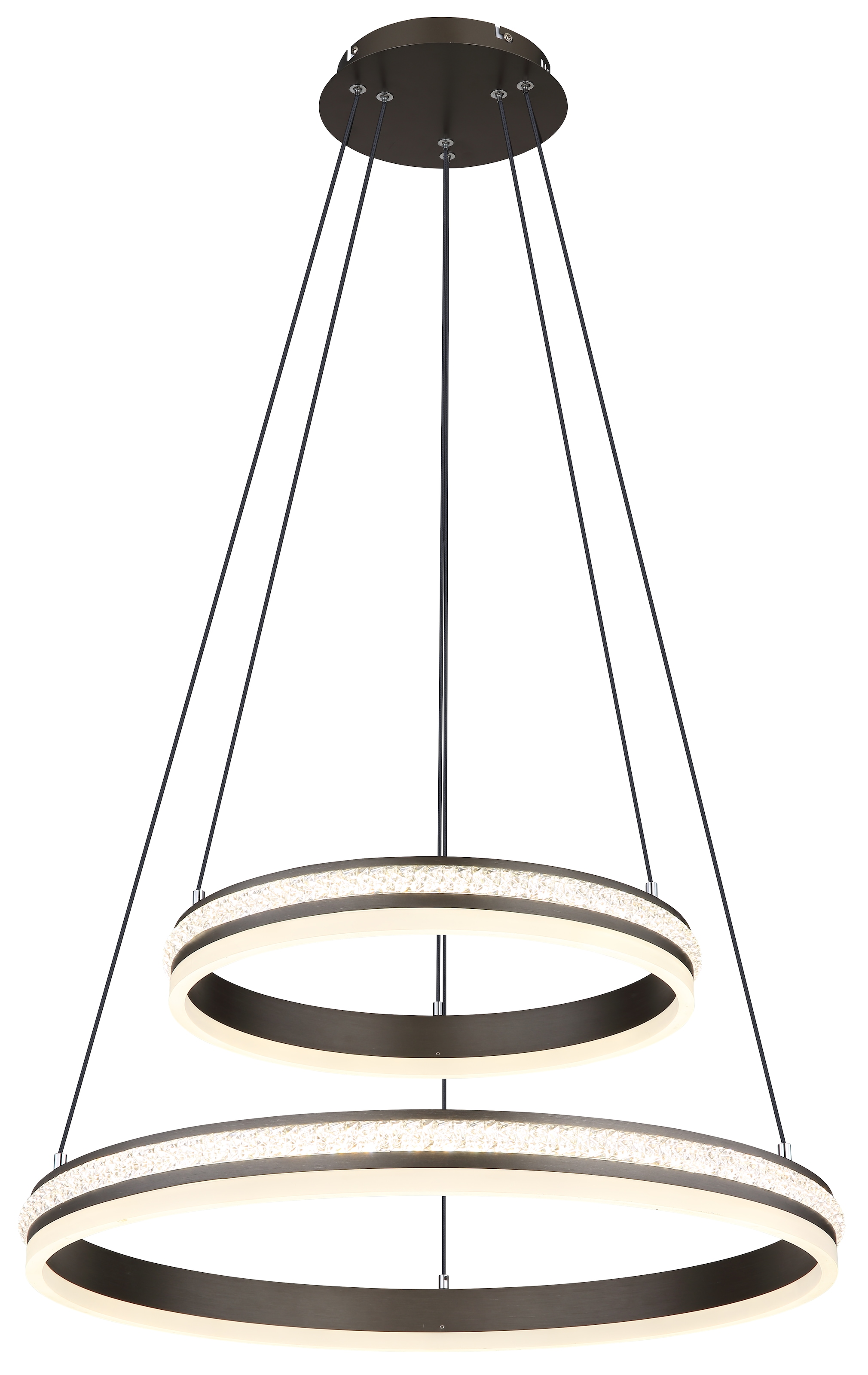 GLOBO LIGHTING LED Pendelleuchte »GROUNI«, Leuchtmittel LED-Modul | LED fest integriert, Hängelampe/Hängeleuchte/Wohnzimmer/Esstisch/elegant