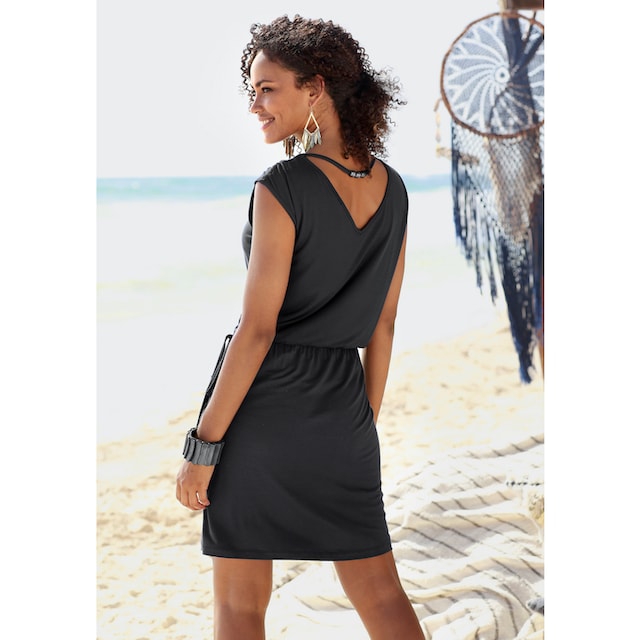 LASCANA Strandkleid mit Zierband online kaufen | BAUR