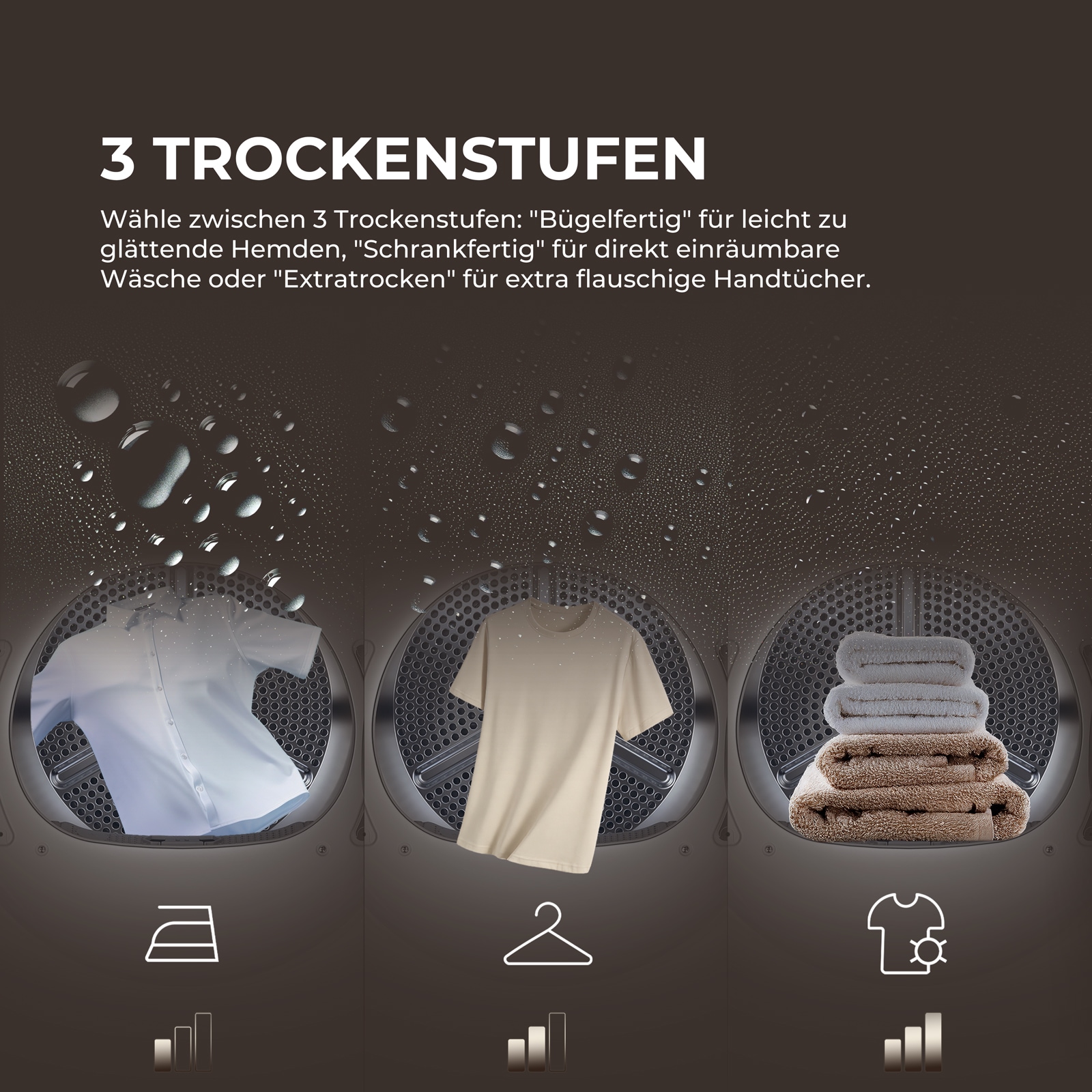 Haier Wärmepumpentrockner »HD80-C33637« G3 Serie Smart AI Automatikprogramm