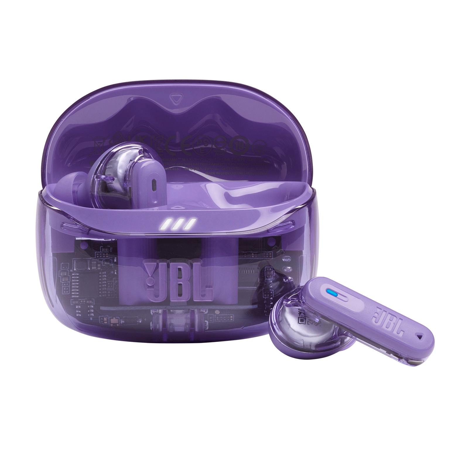 JBL wireless In-Ear-Kopfhörer "TUNE BEAM 2", B:3,2cm H:16cm T:10cm, lila, Kopfhörer