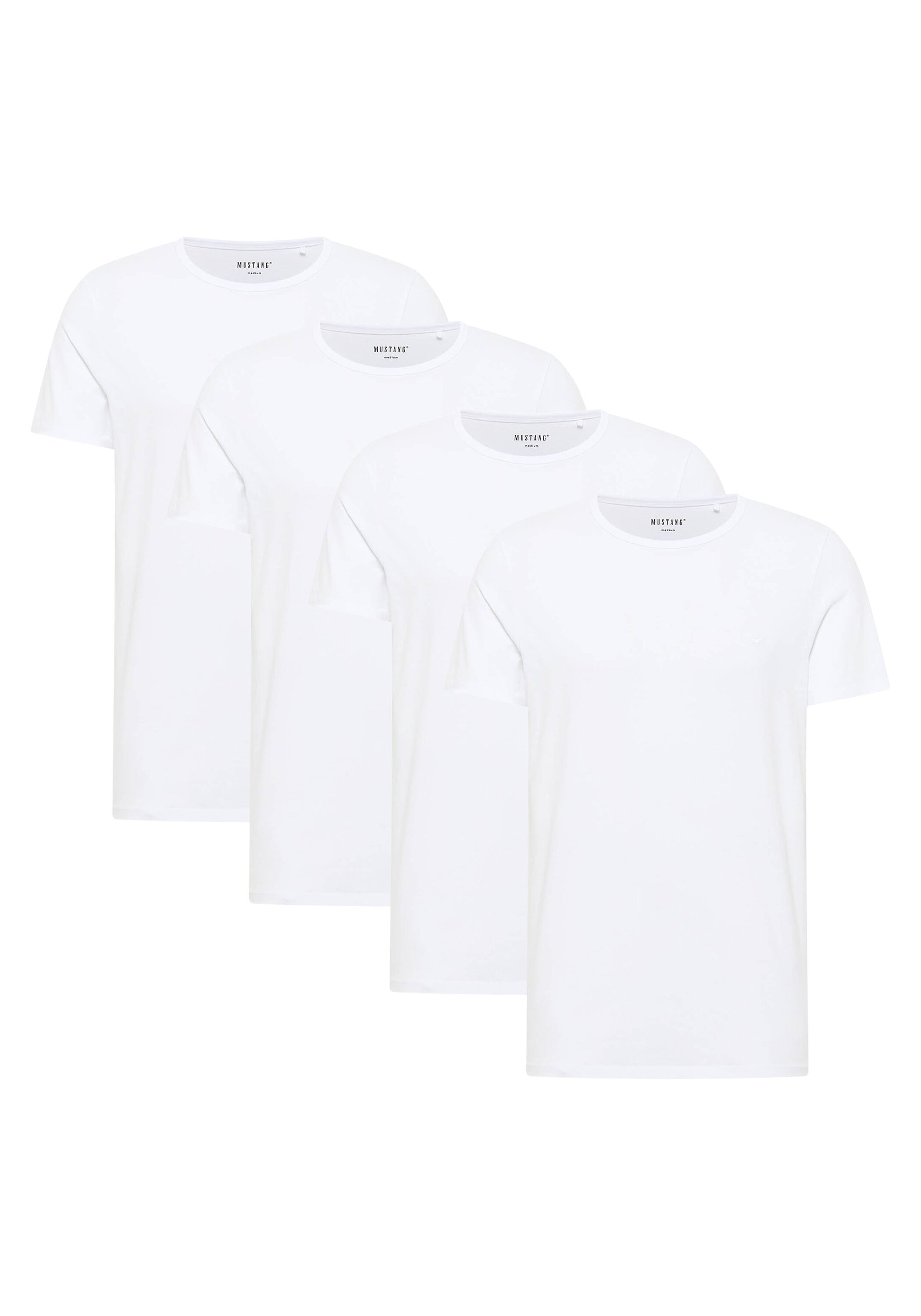 MUSTANG T-Shirt "T-Shirt Style Allen 4-Pack 4er Pack"