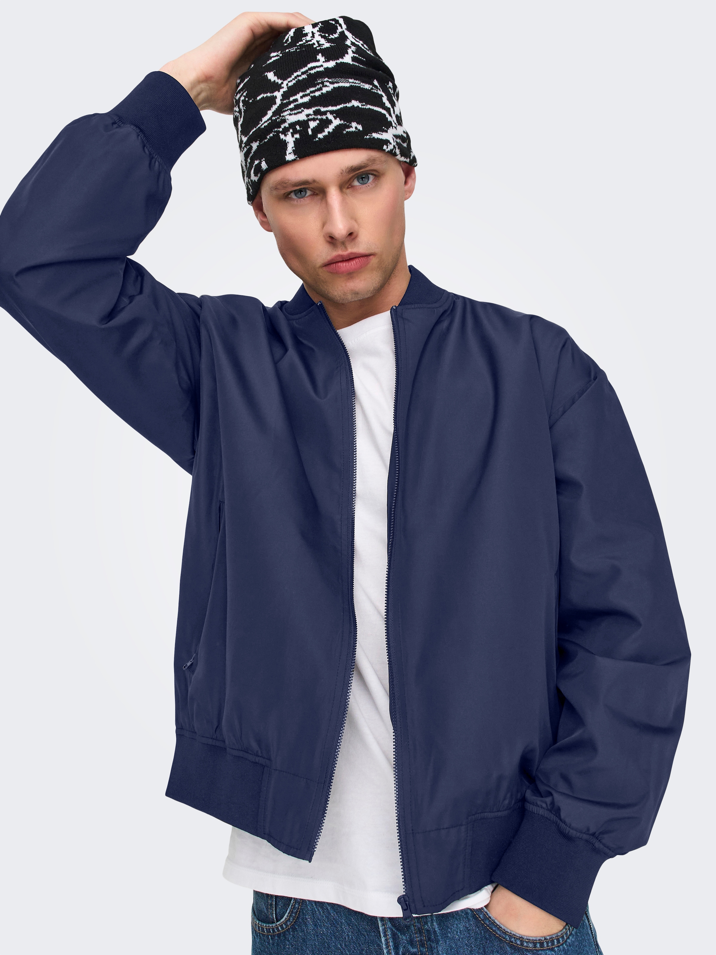 ONLY & SONS Bomberjacke »ONSGAVIN BOMBER JACKET OTW CS«, ohne Kapuze