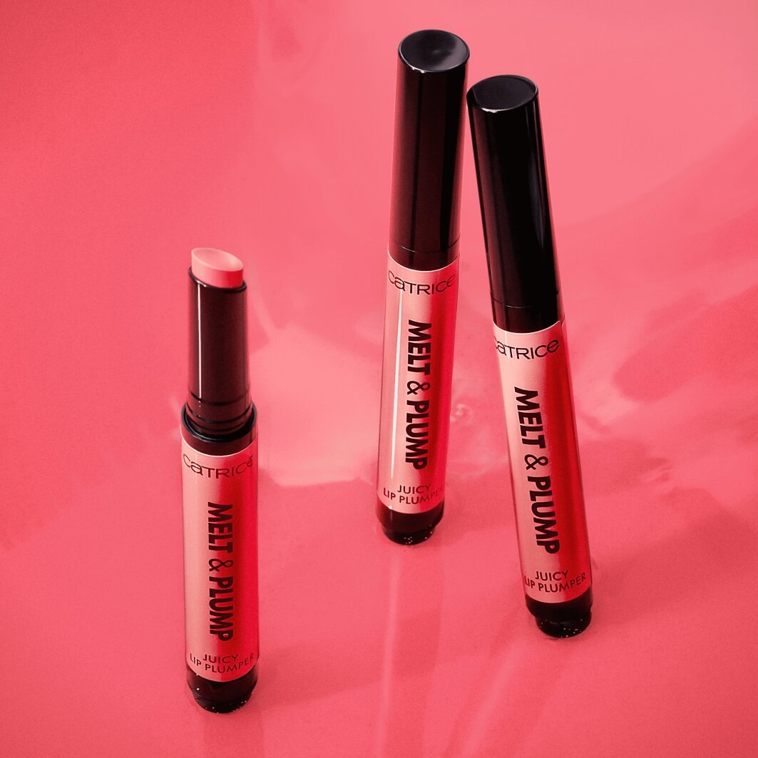 Catrice Lippenbalsam »Melt & Plump Juicy Lip Plumper«, (Set, 3 tlg.)