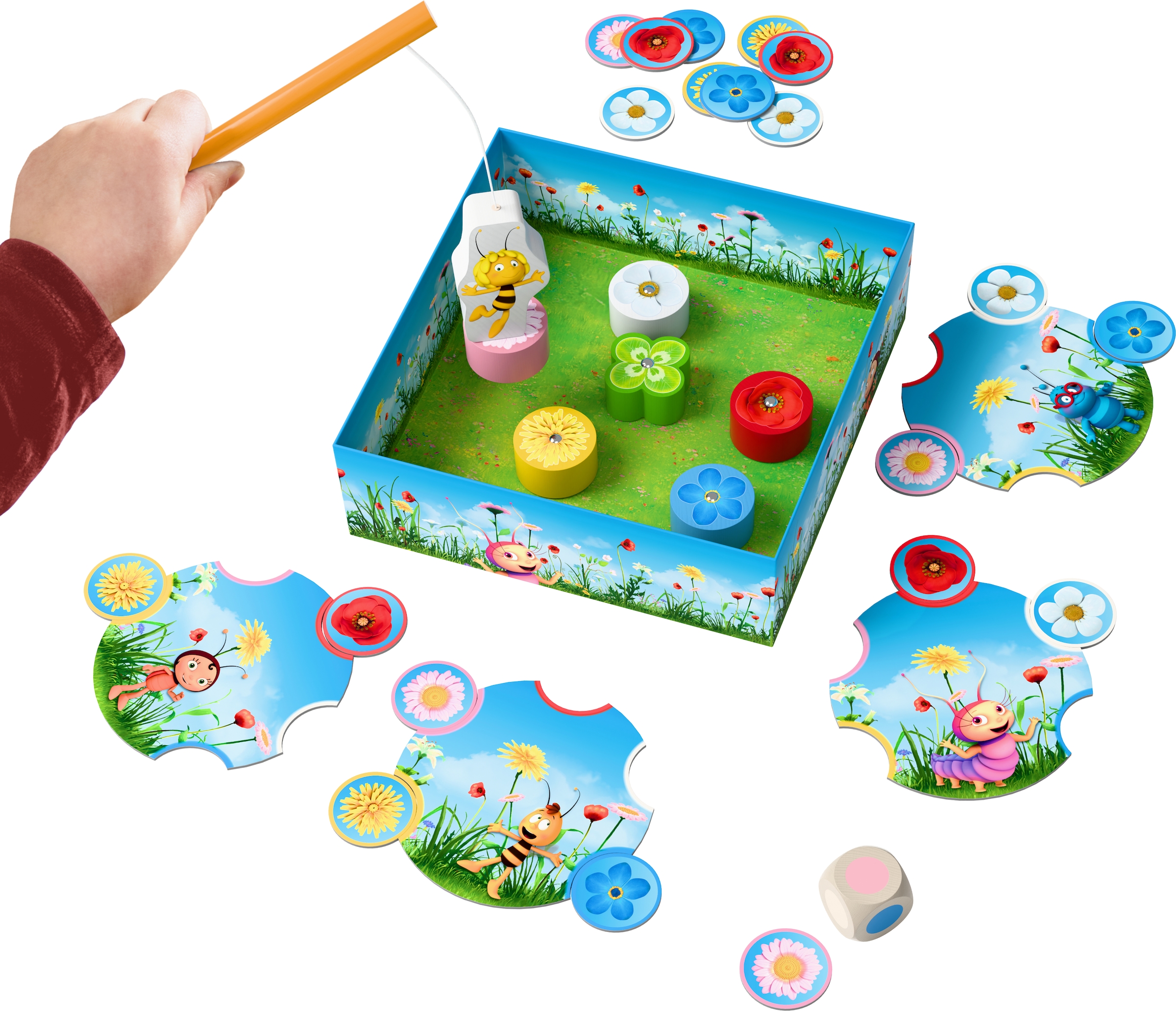 Haba Spiel »Meine ersten Spiele – Biene Maja - Blüten angeln« Made in Germany