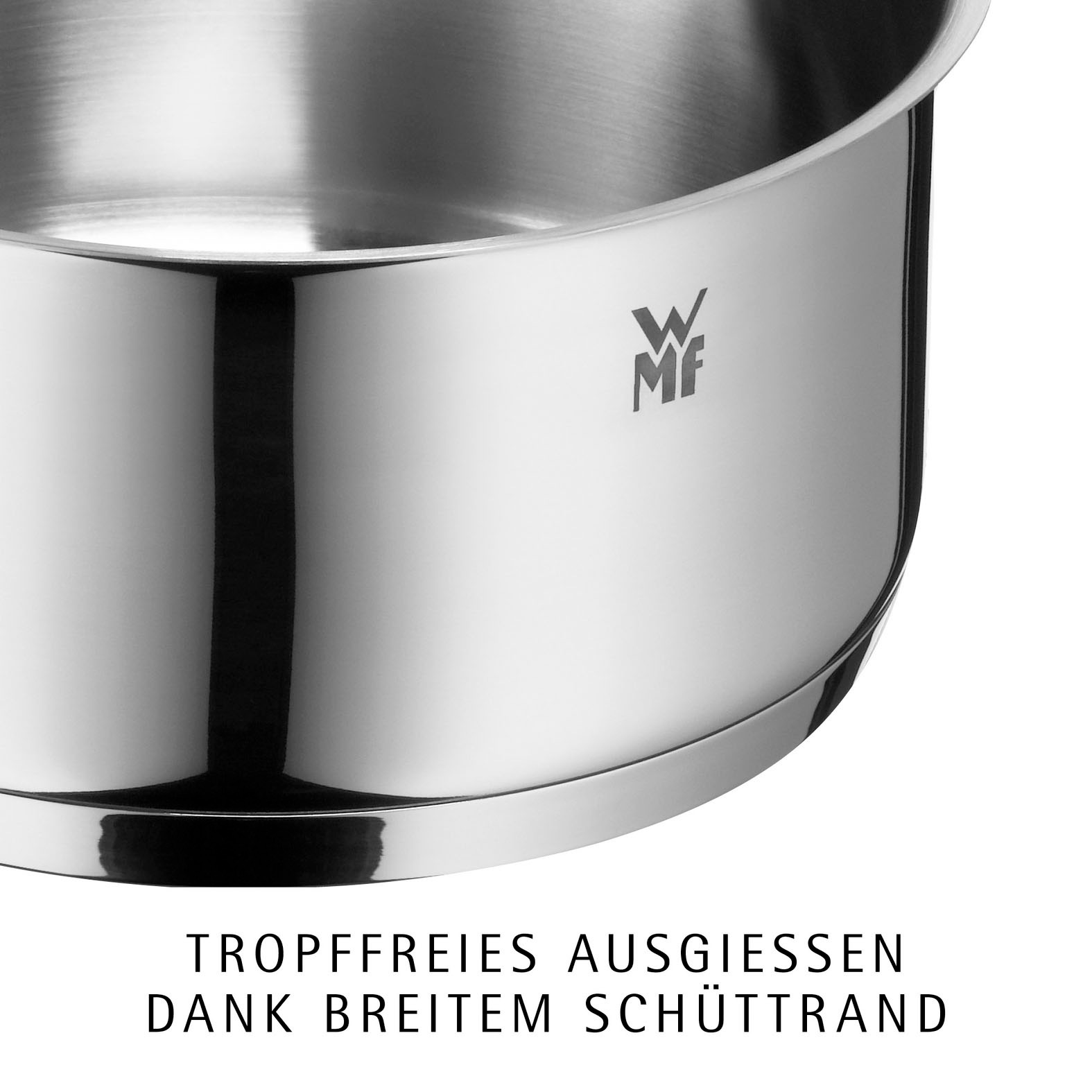 WMF Topf-Set »Diadem Plus« Set, 6 Stk. tlg. Cromargan® Edelstahl Rostfrei 18/10