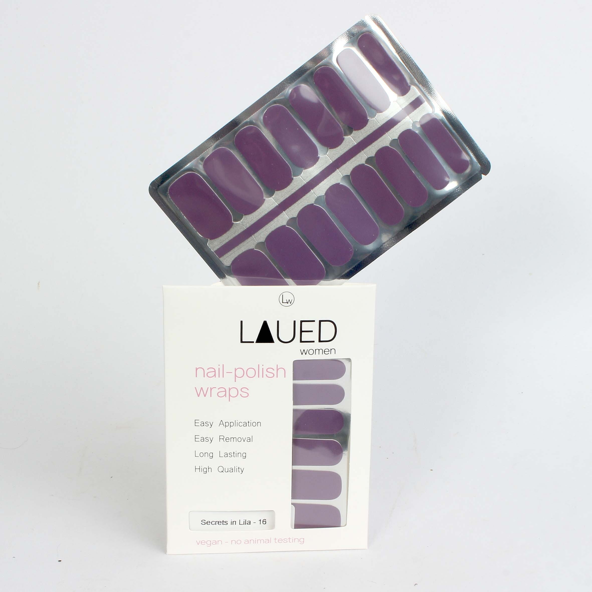 purple«, Material aus SEDEX) »solid (FSC) und BAUR / Nagellack Produktion zertifizierter LAUED | (SGS