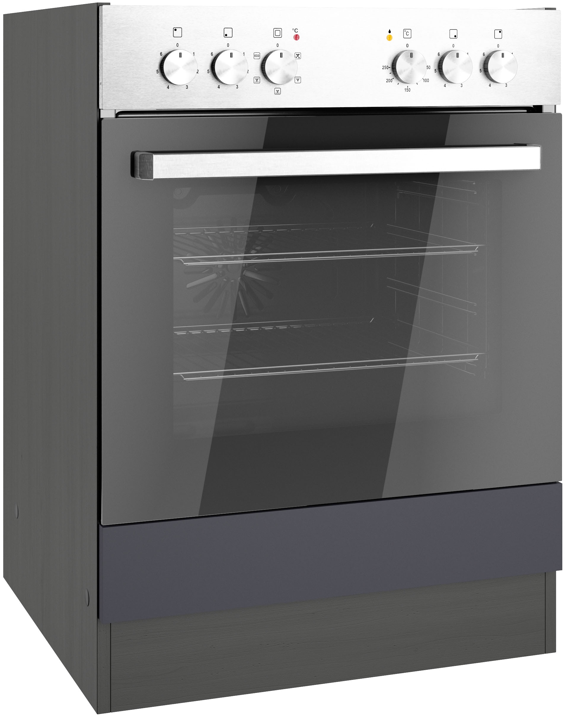 KOCHSTATION Herdumbauschrank "KS-Milan", HELD Möbel, Herdumbauschrank 60 cm günstig online kaufen