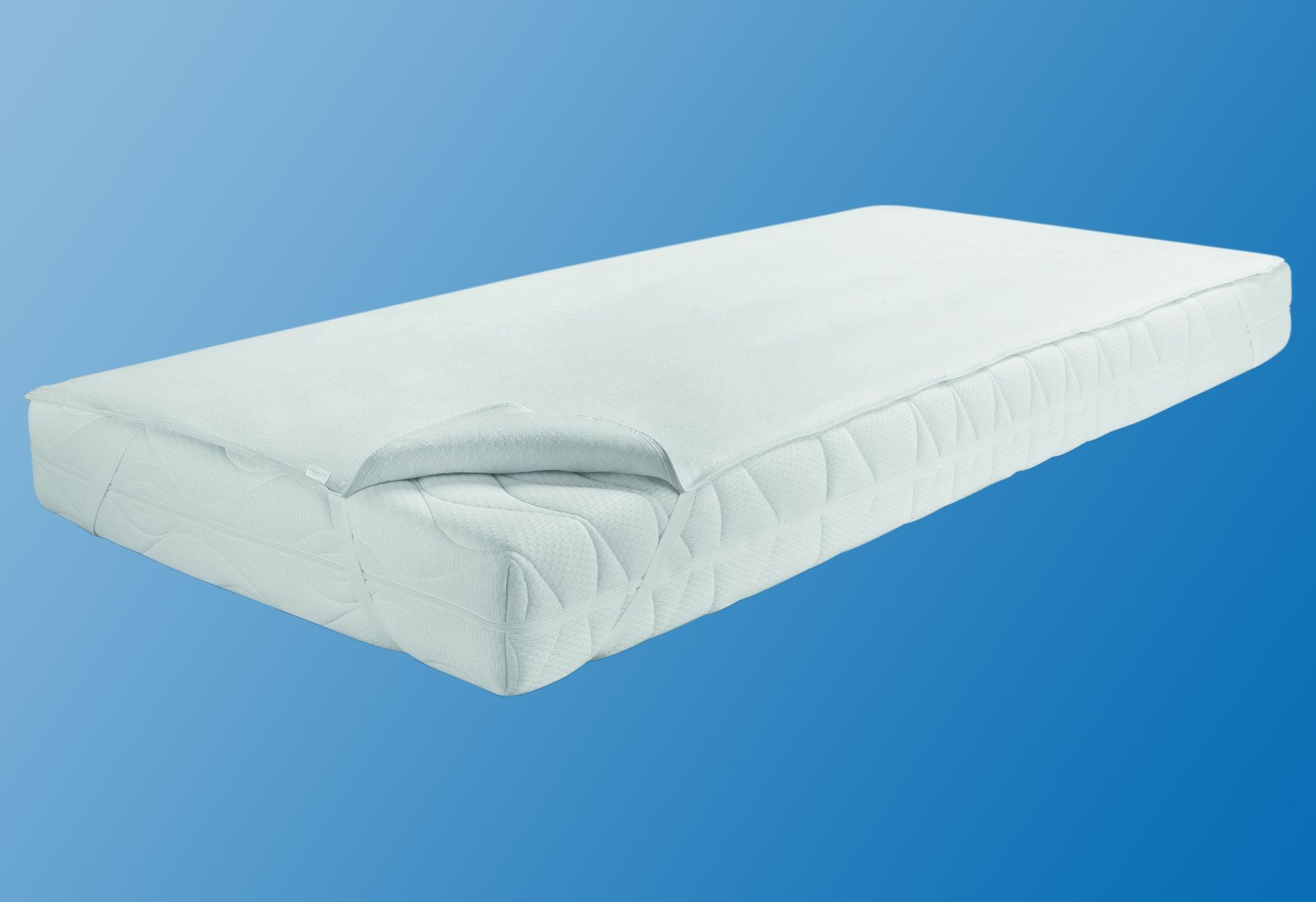 Dormisette Protect & Care Matratzenauflage »Dormisette Protect & Care, Allergiker geeignet (Hausstauballergiker)«, (1 St.), Moltonauflage, 80x140, 90x200 cm und weiteren Größen, strapazierfähig