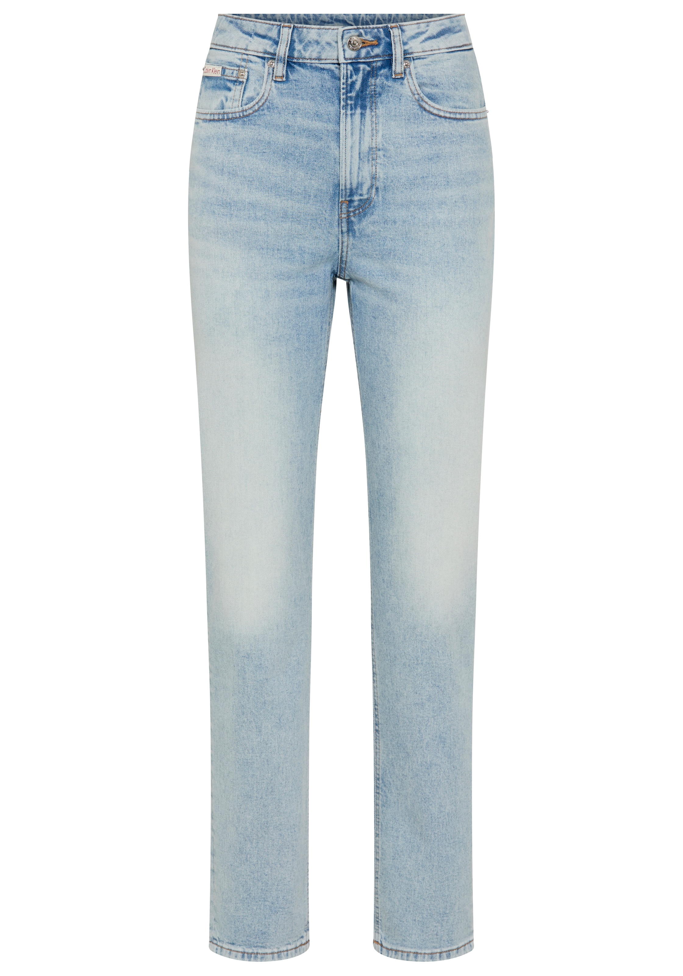 Calvin Klein Jeans Mom-Jeans Stretch-Denim, Used-Washed