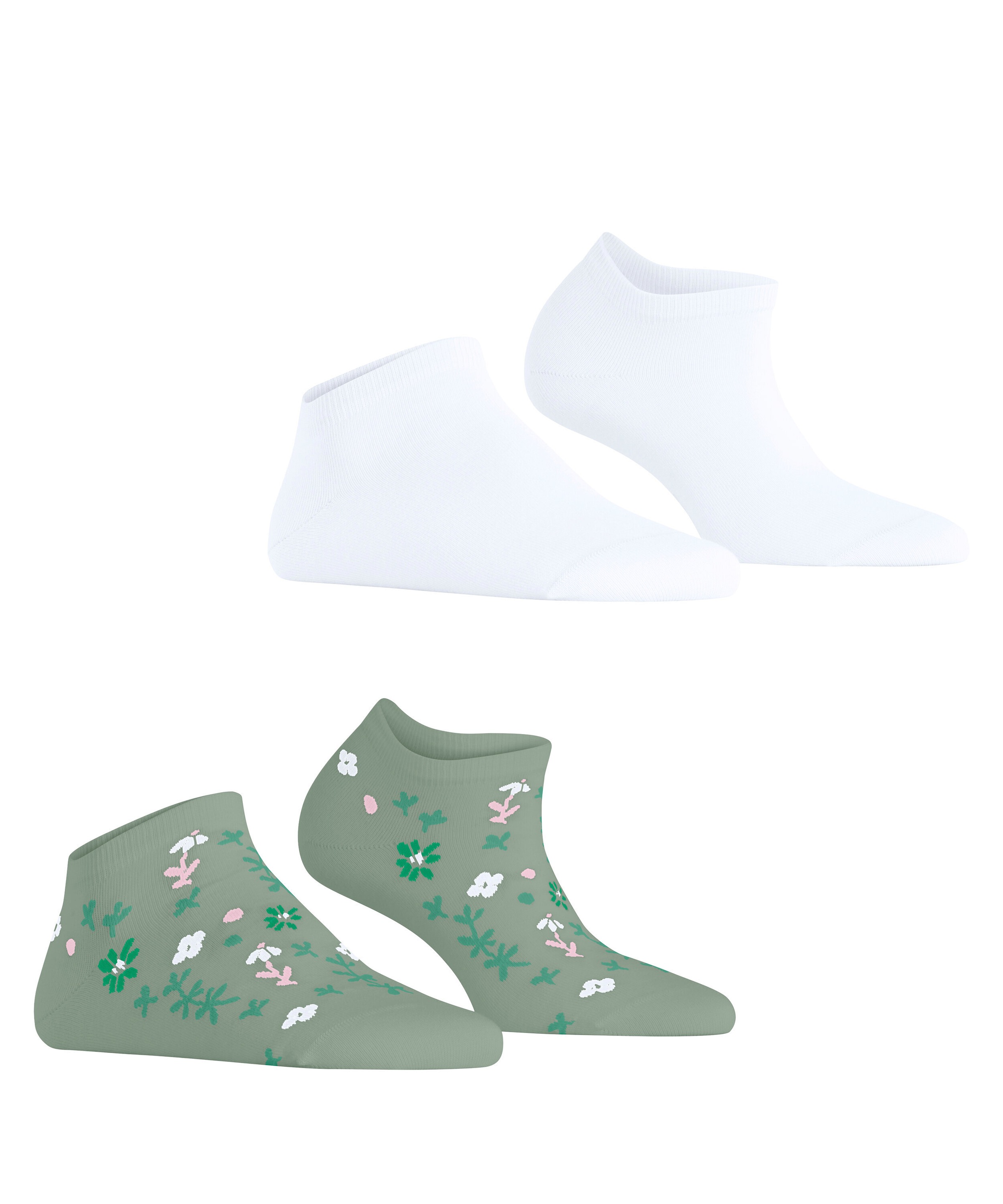 Esprit Sneakersocken »Spring Flowers 2-Pack« 2 Stk. tlg.
