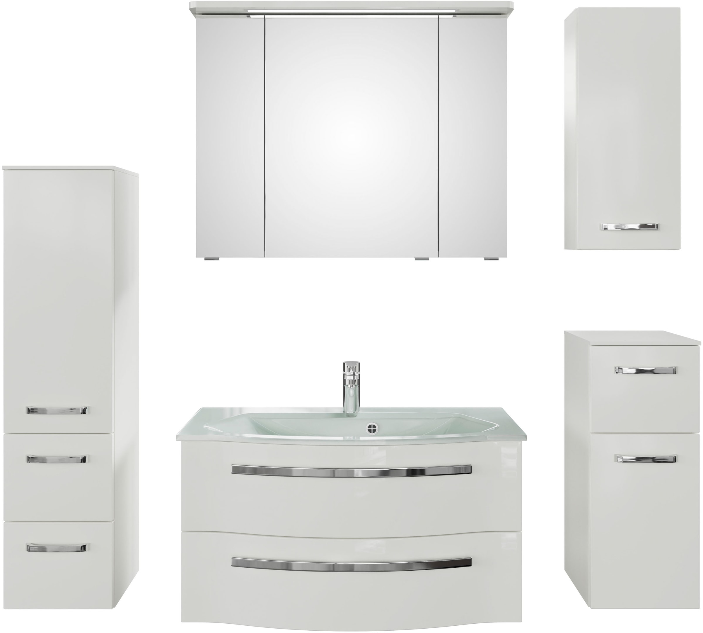 Saphir Badmöbel-Set "Serie 4005", (Set, 6 St.), Badmöbel-Set Serie 4005, vo günstig online kaufen