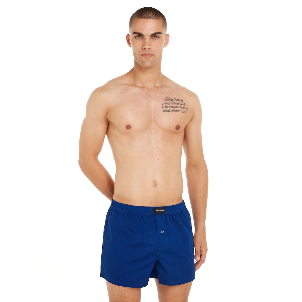 Tommy Hilfiger Underwear Webboxer »3P WOVEN BOXER«, (Packung, 3er)