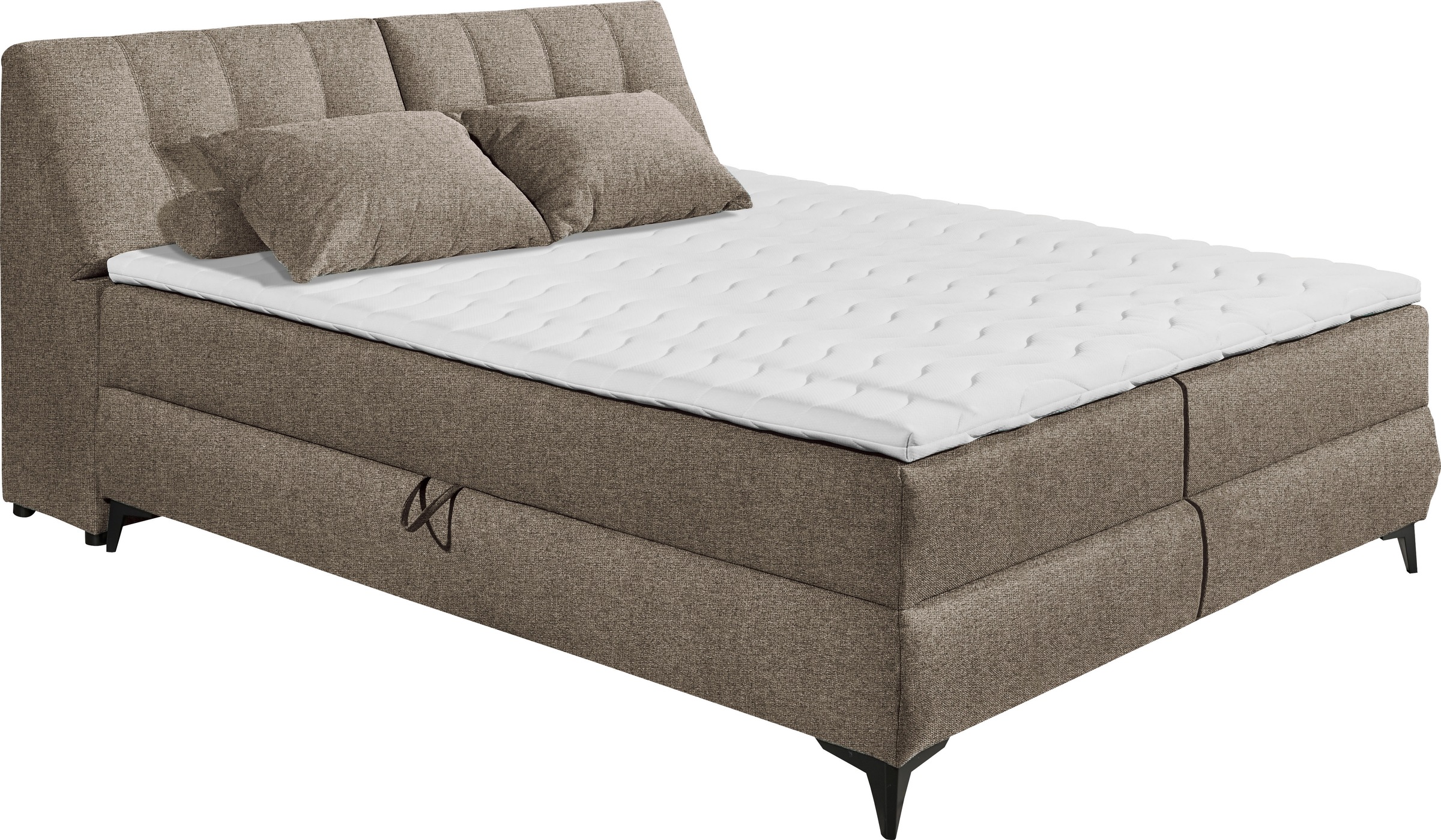 ED EXCITING DESIGN Boxbett "Atlantis", mit Bettkasten und Stauraum im Kopft günstig online kaufen