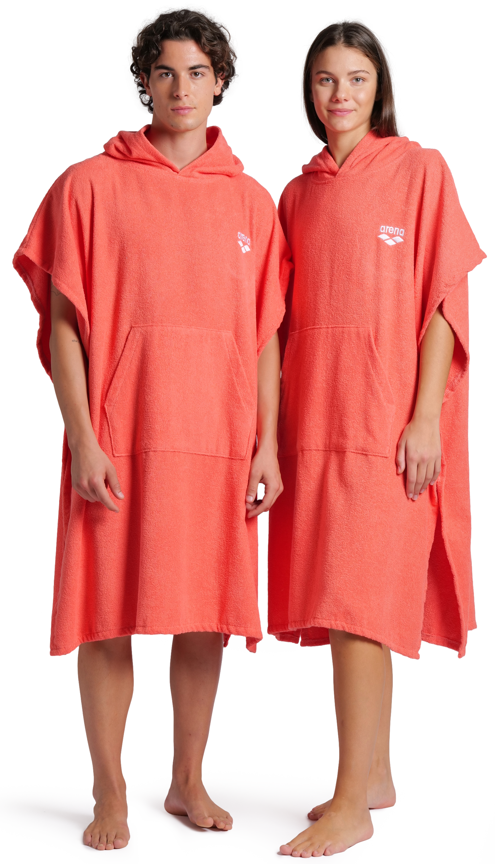 Arena Badeponcho "arena Unisex Baumwoll Poncho Bademantel" 1 Stk. Duschen, Strand, Sport, Schwimmbad, Sauna, Baumwolle, Unisex, bequem