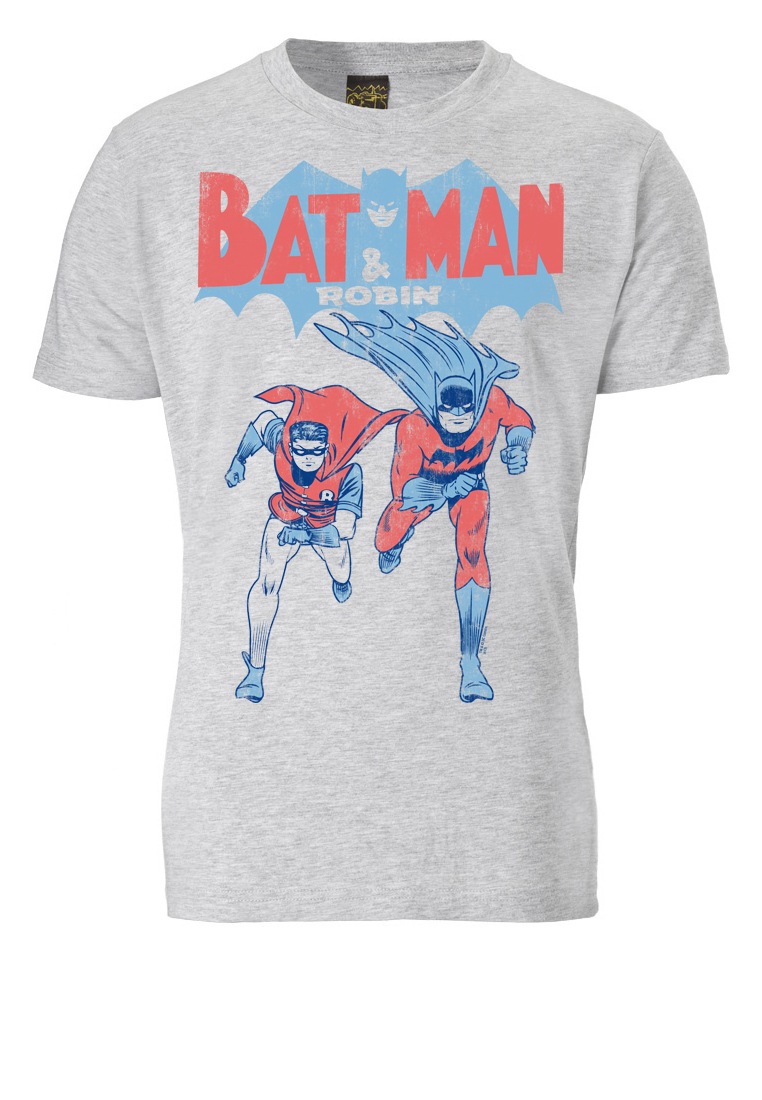 LOGOSHIRT T-Shirt »BATMAN AND ROBIN«, mit coolem Frontprint