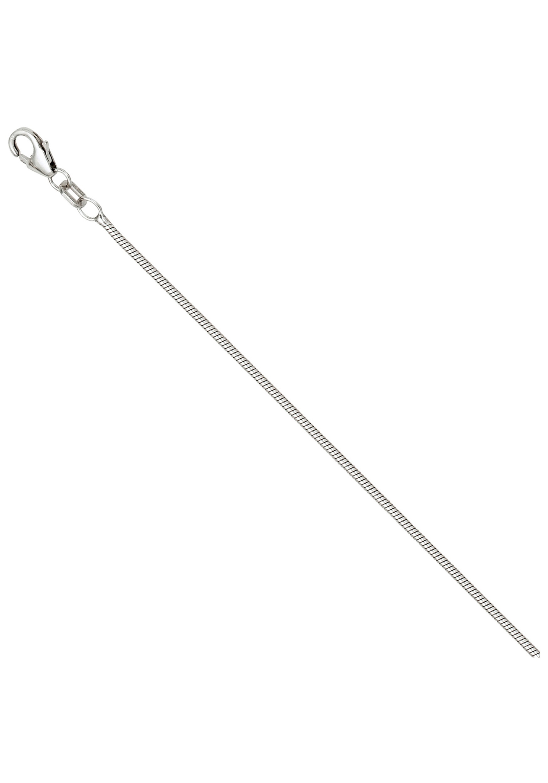 JOBO Silberkette, Schlangenkette 925 Silber 40 cm 1,3 mm