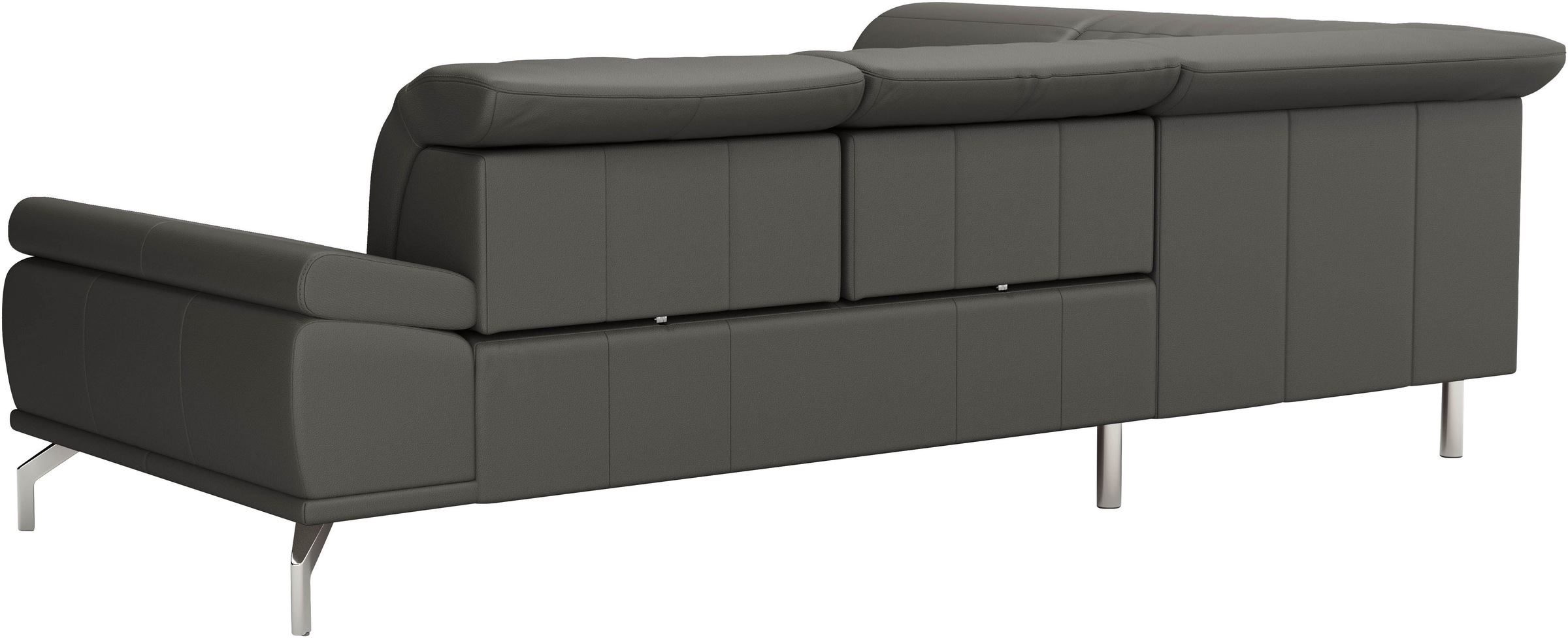 Places of Style Ecksofa »Caluna«, Inkl.Sitztiefenverstellung, wahlweise mit Kopf- und Armteilverstellung