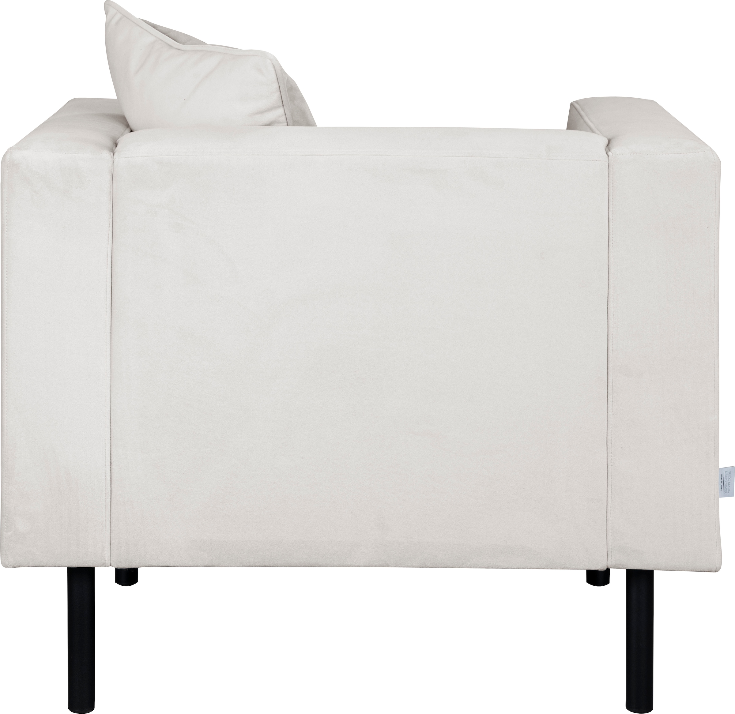 Guido Maria Kretschmer Home&Living Sessel »Lillibeth«, Zierkissen als Wendekissen 45x45 cm, in Samtoptik oder Cord