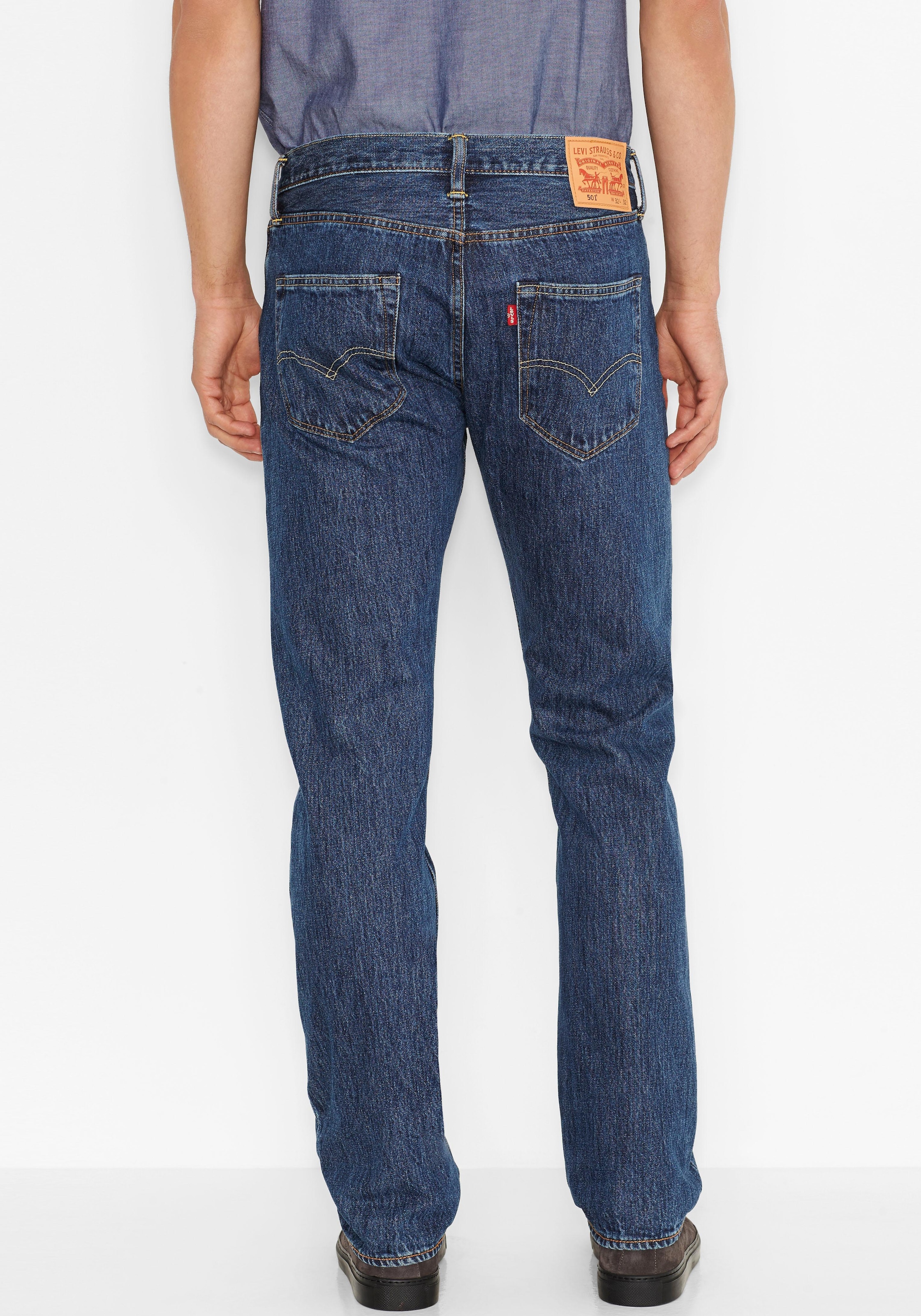 Levi's® Straight-Jeans »501 LEVI'S ORIGINAL«, mit Markenlabel