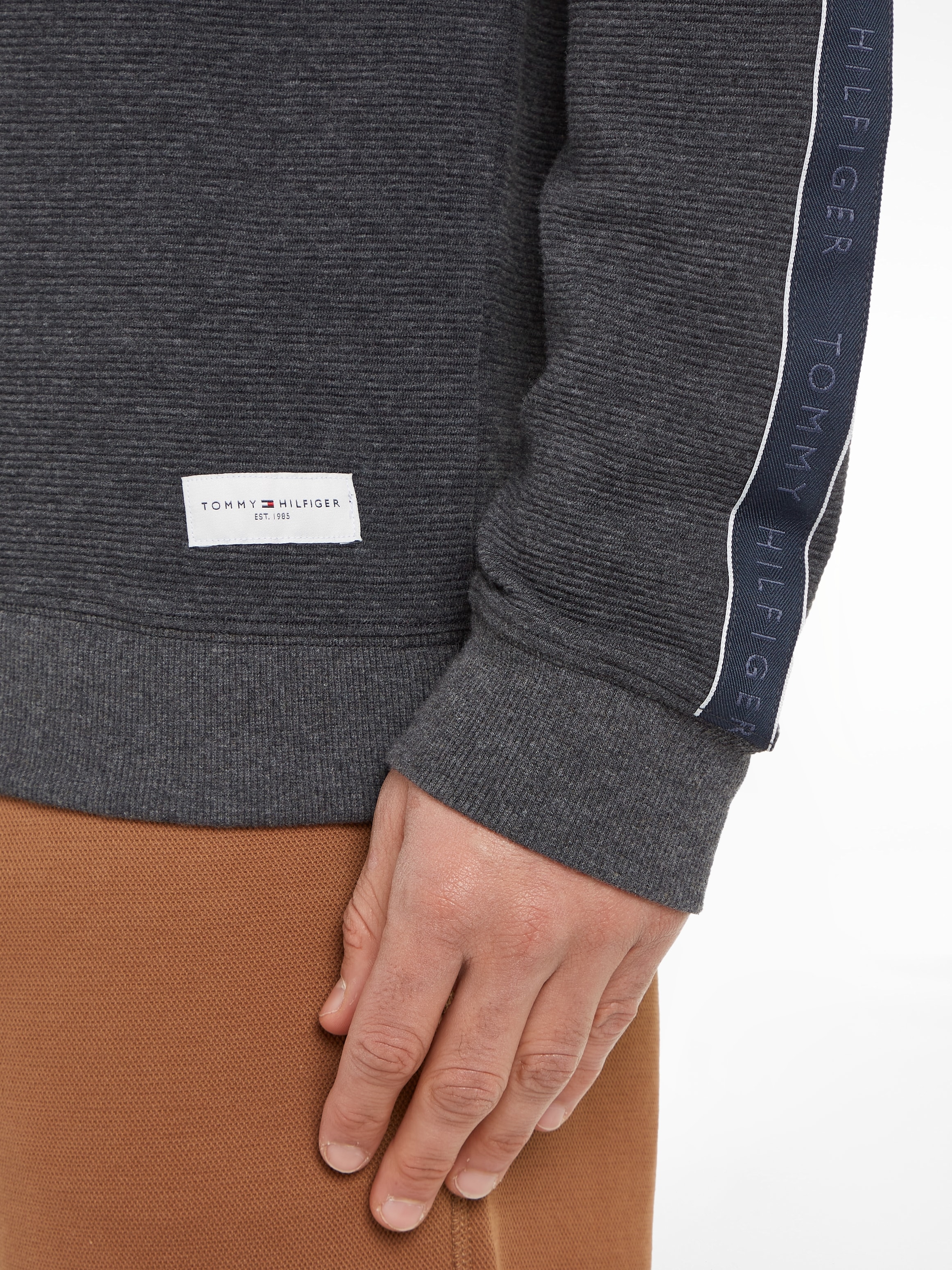 Tommy Hilfiger Underwear Sweater »HWK TRACK TOP«, mit Markenlabel an den Ärmeln