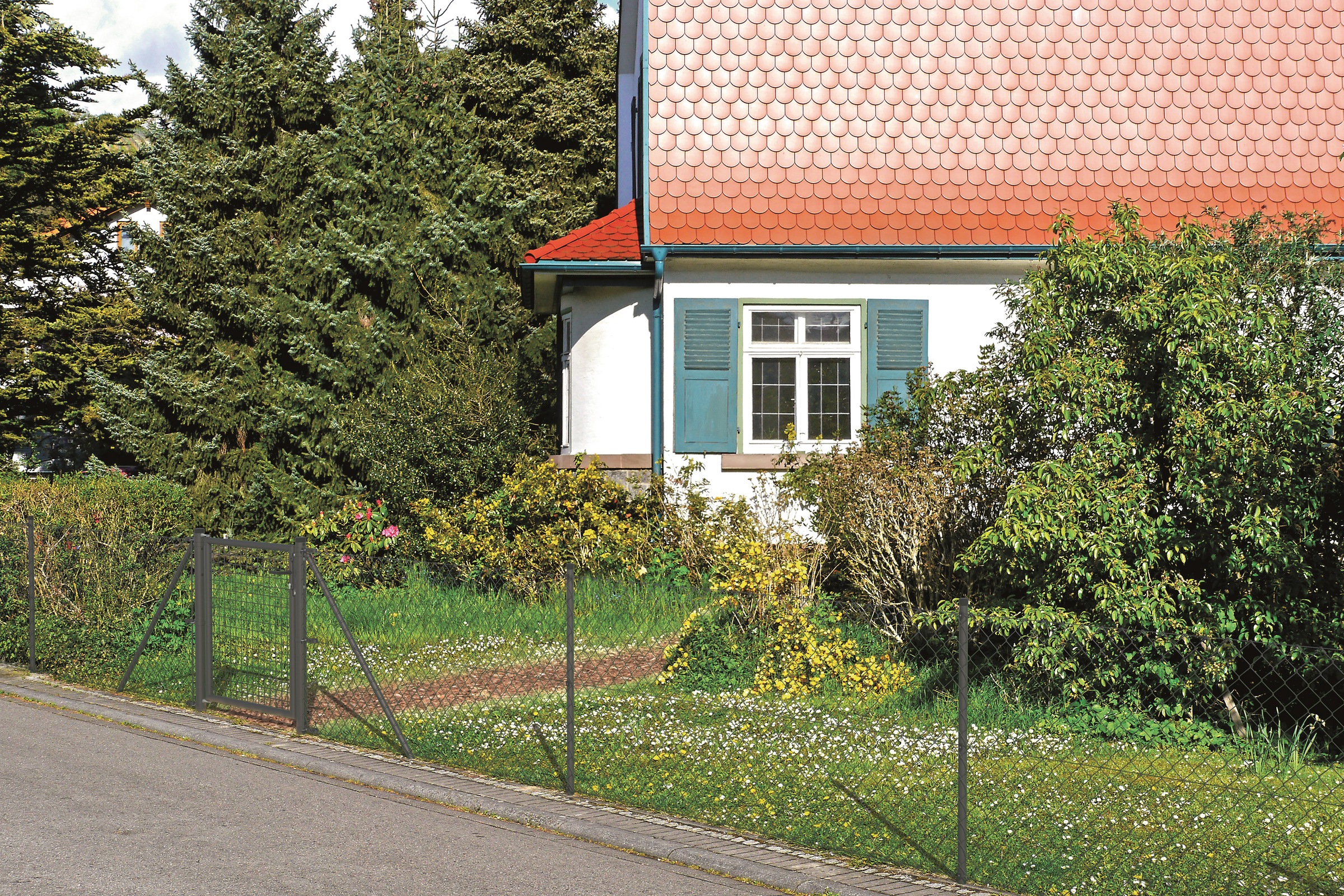 Alberts Maschendrahtzaun Höhe: 80 - 200 cm, Gesamtlänge: 15 - 100 m, zum Einbetonieren