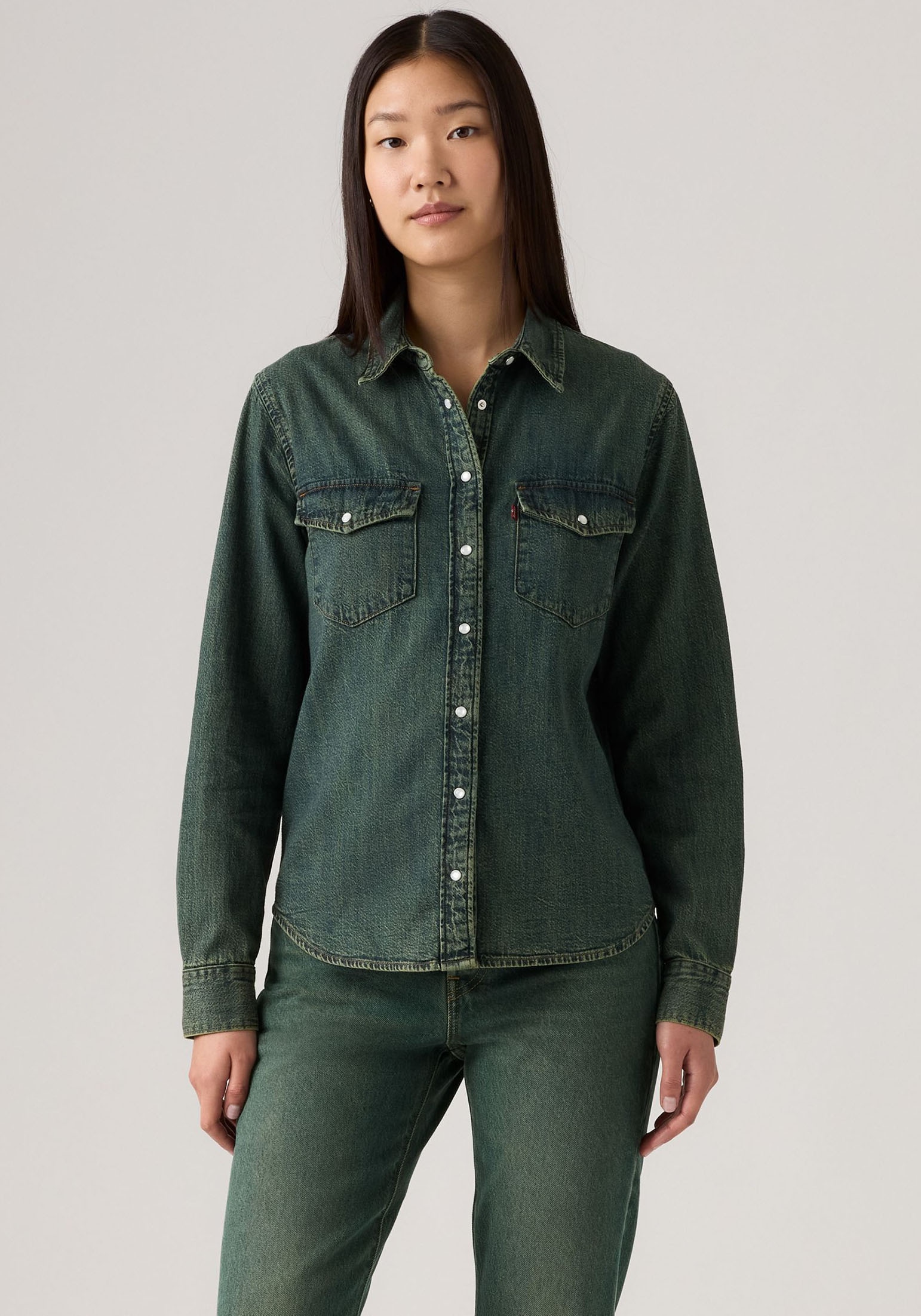 Levis Jeansbluse "ESSENTIAL WESTERN", mit Brusttaschen mit Druckknöpfen günstig online kaufen