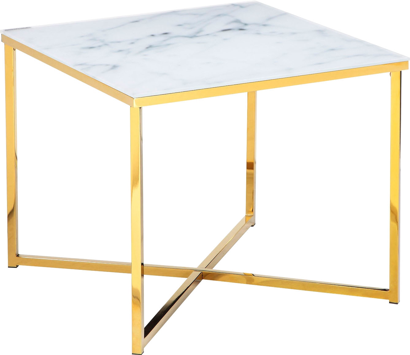 SalesFever Beistelltisch, Elegante Tischplatte in edler Marmoroptik günstig online kaufen