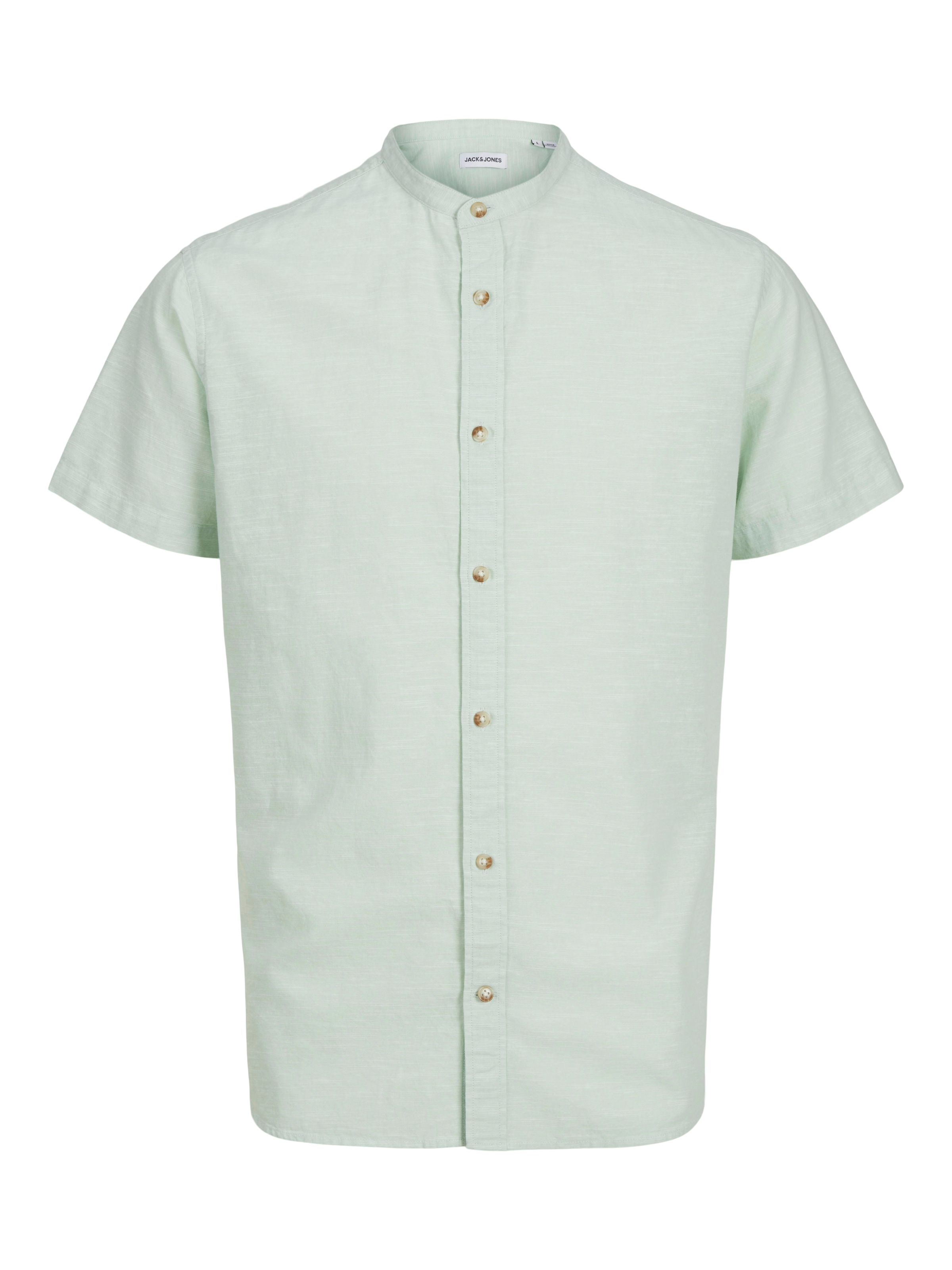 Jack & Jones Kurzarmhemd »JJESUMMER BAND SHIRT SS SN«, mit Bandkragen