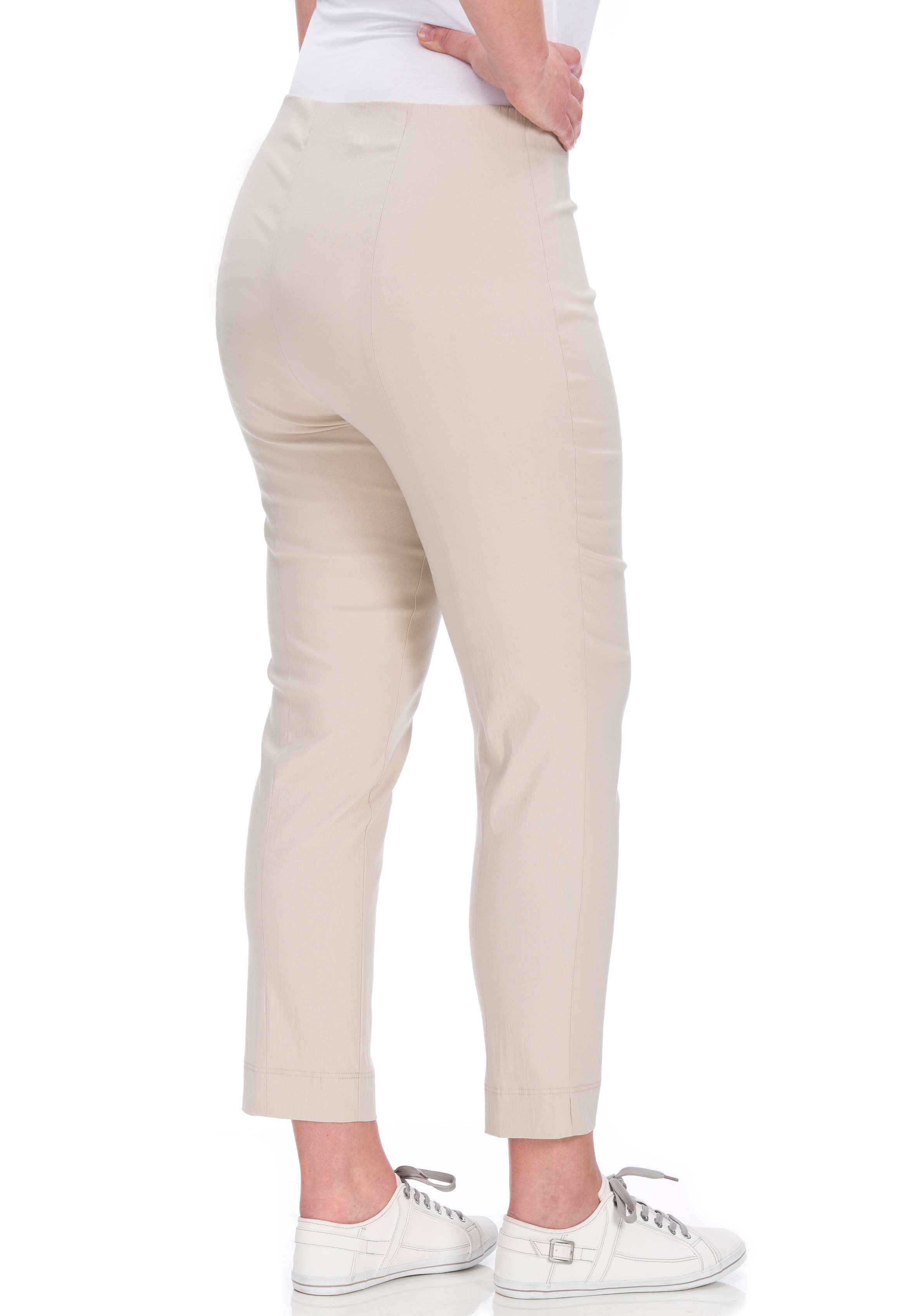 Thumbnail - KjBRAND Stoffhose "Susie XS Ankle Bengaline", Sommerhose mit Schlupfbund