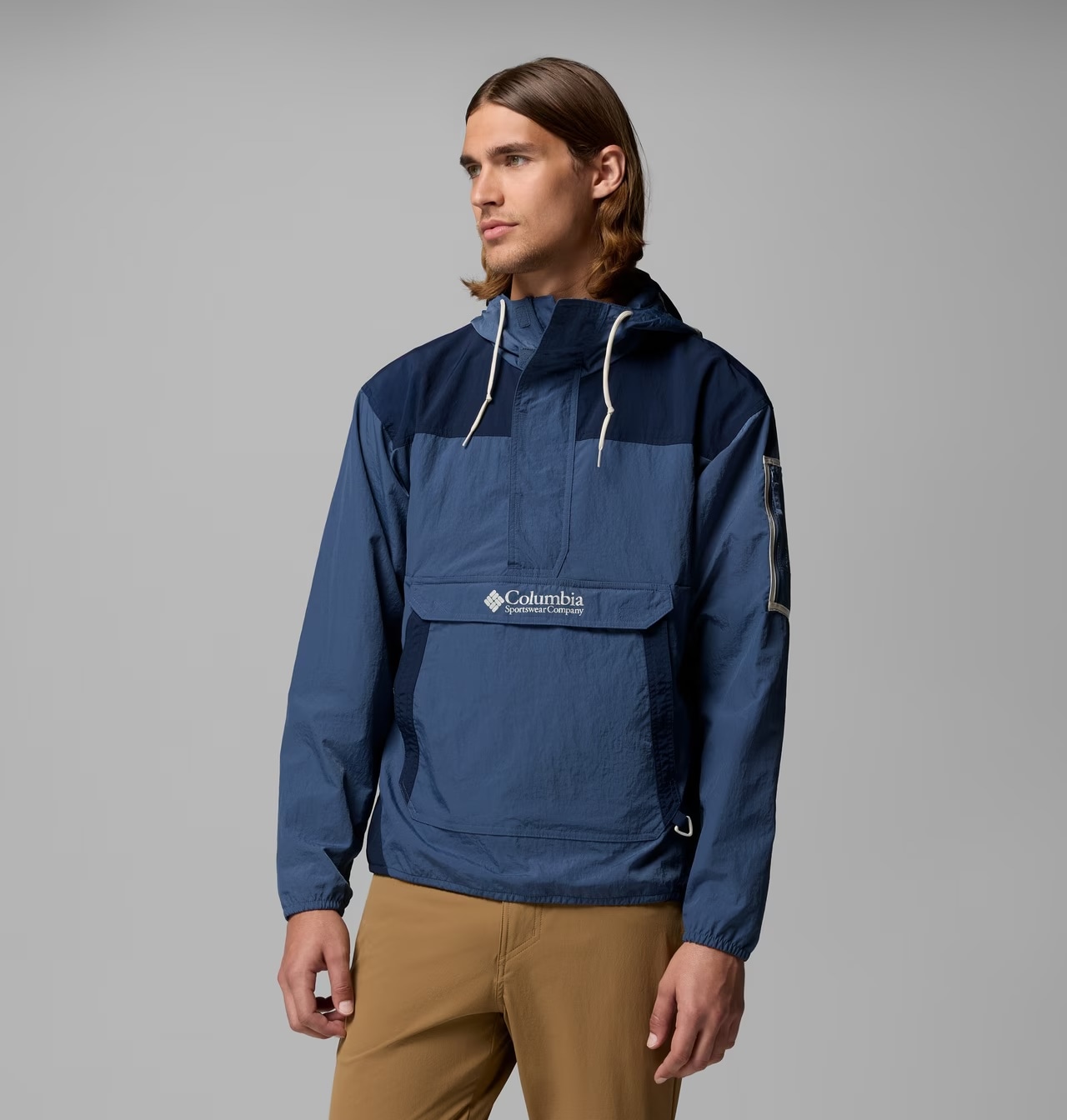 Columbia Windbreaker leichte Übergangsjacke, für Wandern und Trekking, mit Langarm