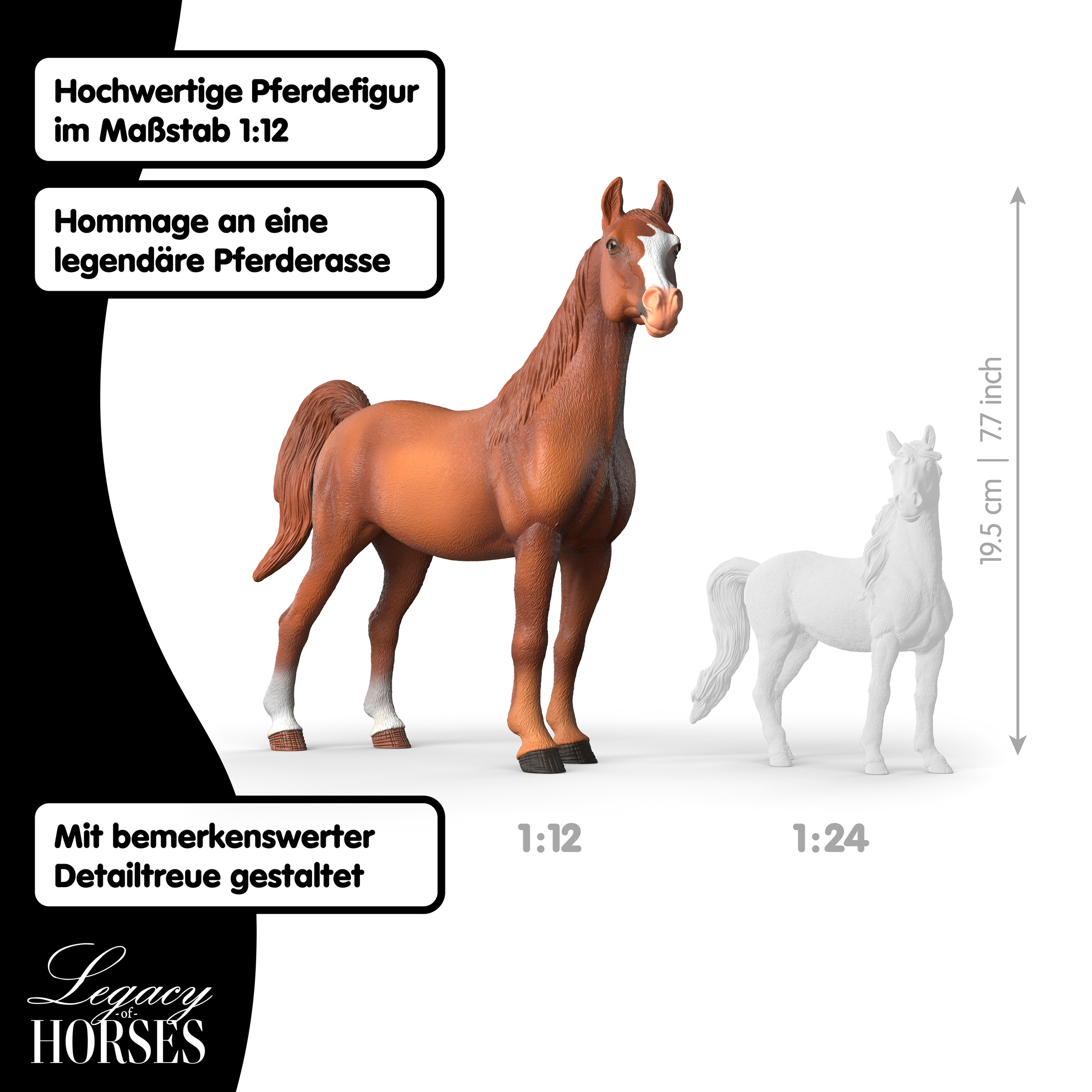 Schleich® Spielfigur »Legacy of Horses,  Amira Araber Stute; 1:12  (72262)« Sammelfigur für Erwachsene, Höhe ca.19 cm