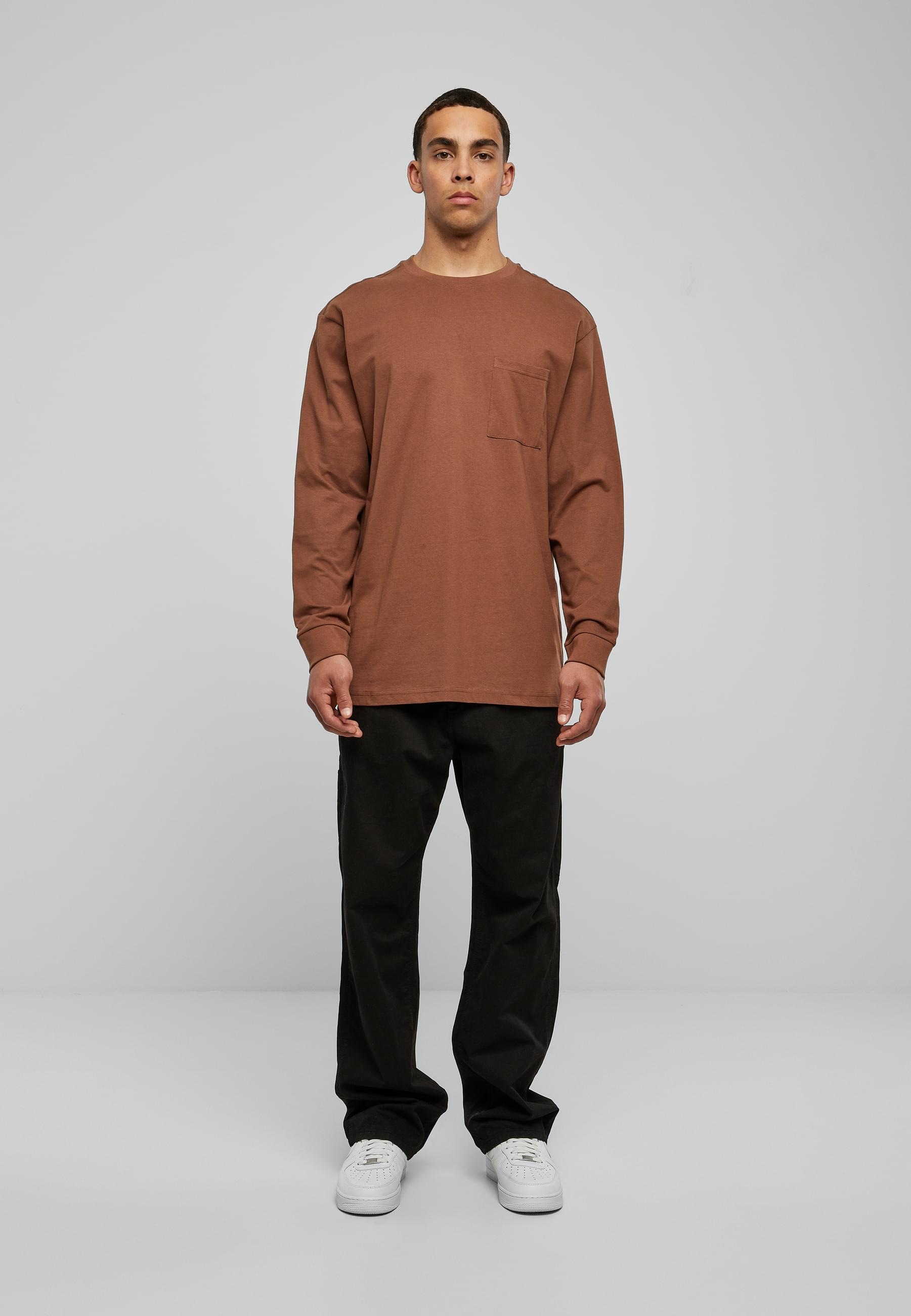 URBAN CLASSICS Longsleeve »Urban Classics Herren Heavy Oversized Pocket Longsleeve«, (1 tlg.)